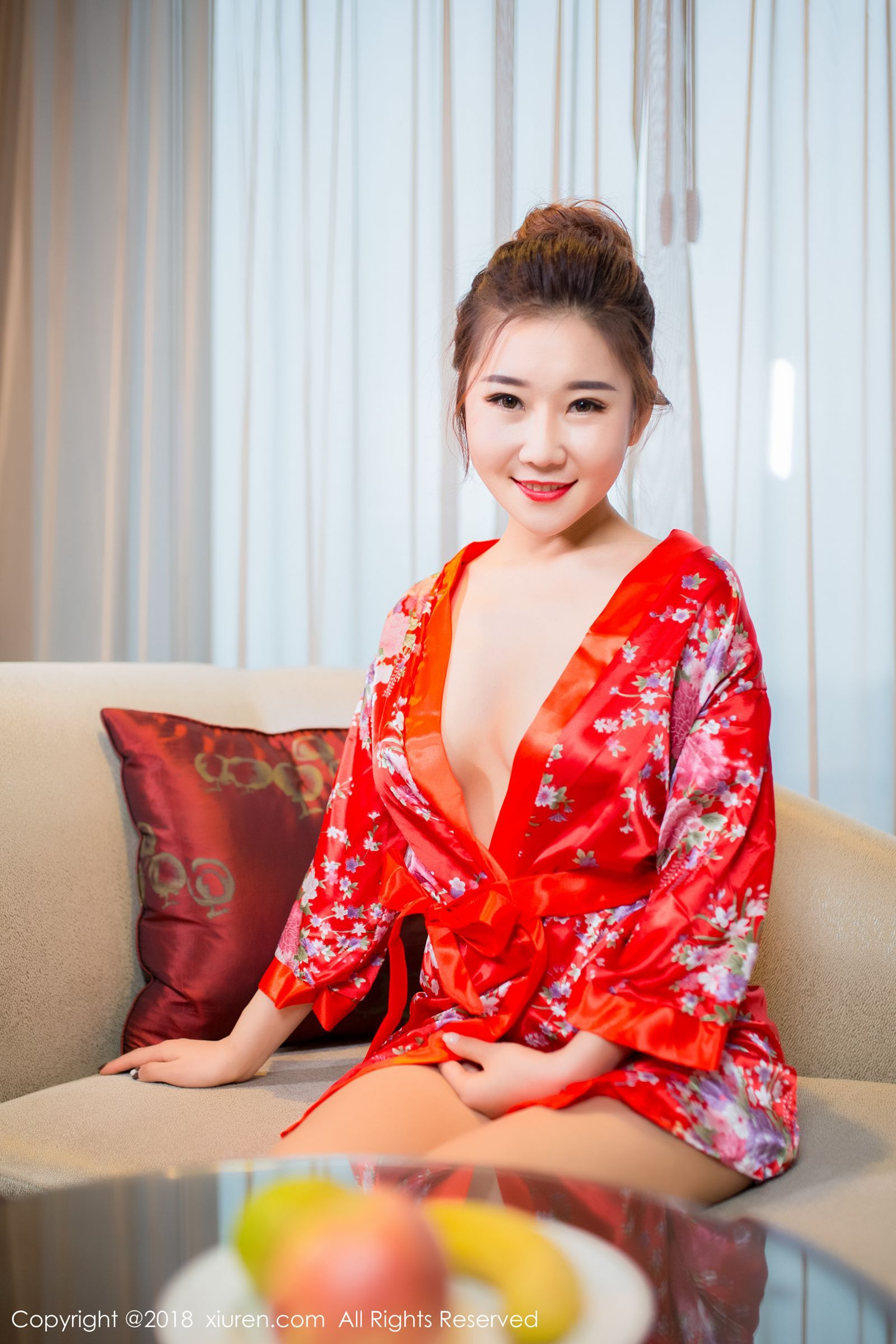 模特棉花糖candy 华丽和服事业性