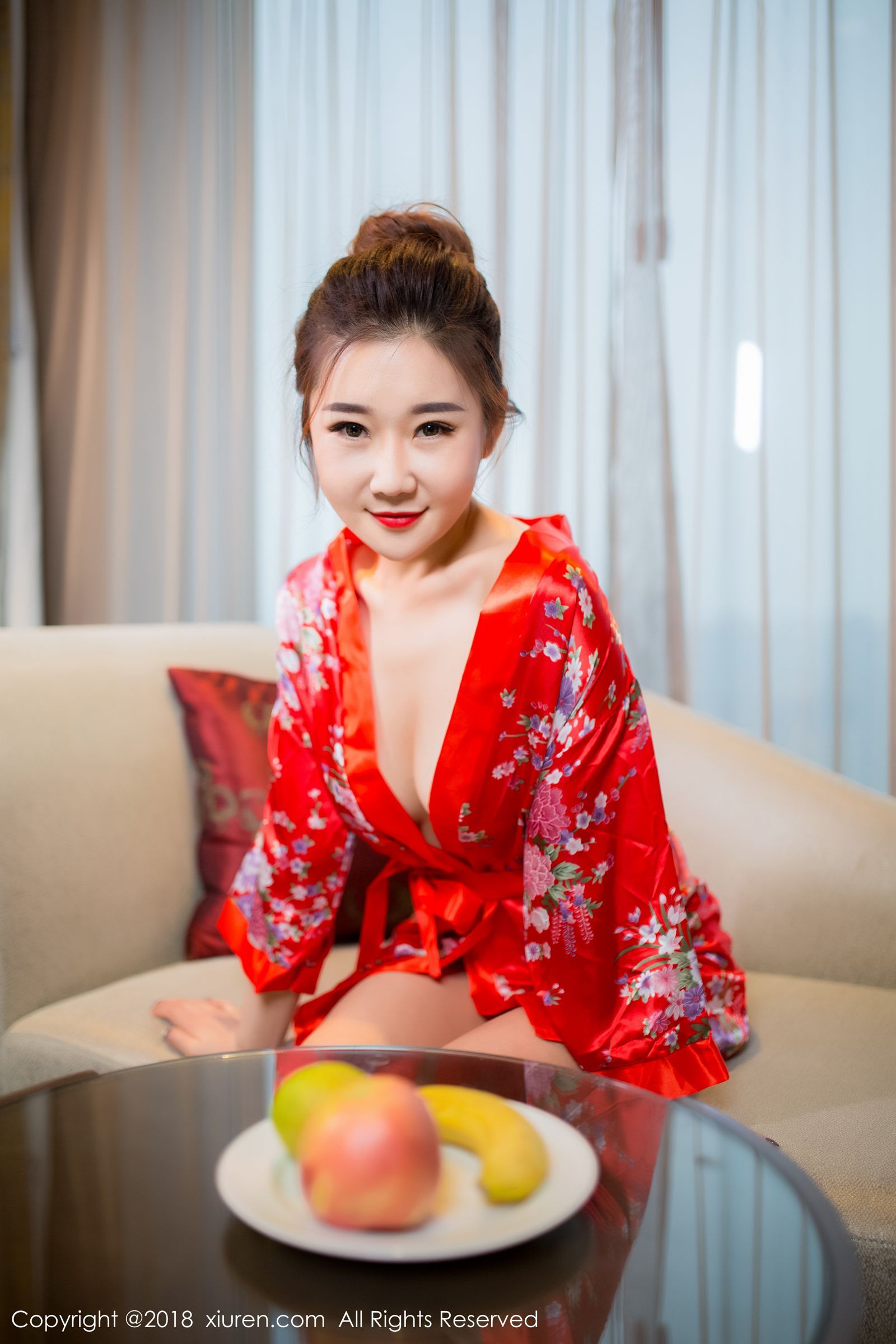 模特棉花糖candy 华丽和服事业性