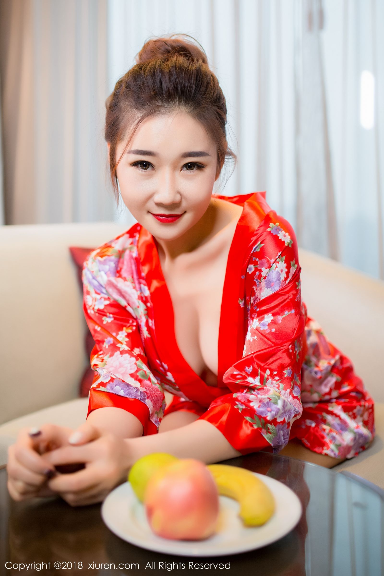 模特棉花糖candy 华丽和服事业性