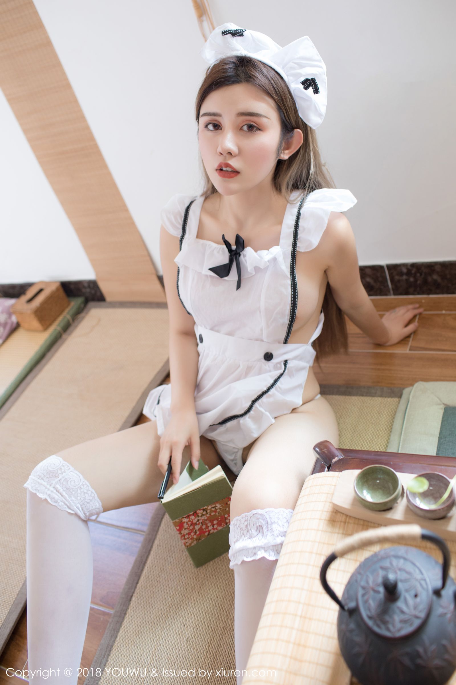 宅男女神卓娅祺 女仆装扮制服诱惑