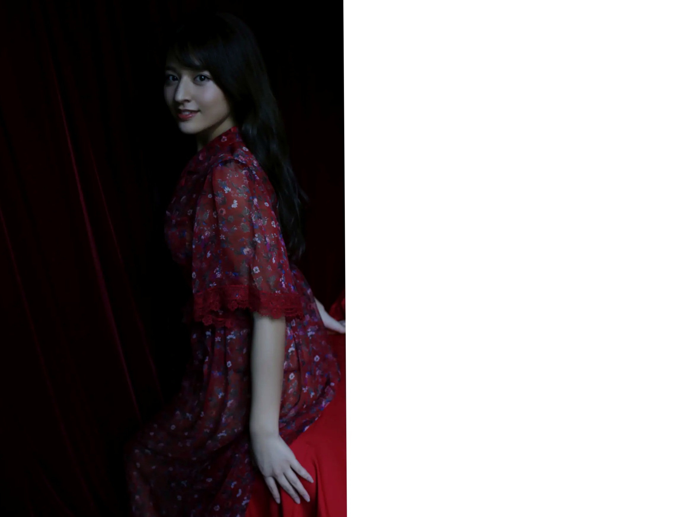 徳江かな - 紅唇 性感黑丝吊带私房写真 极品女神魅惑大尺度
