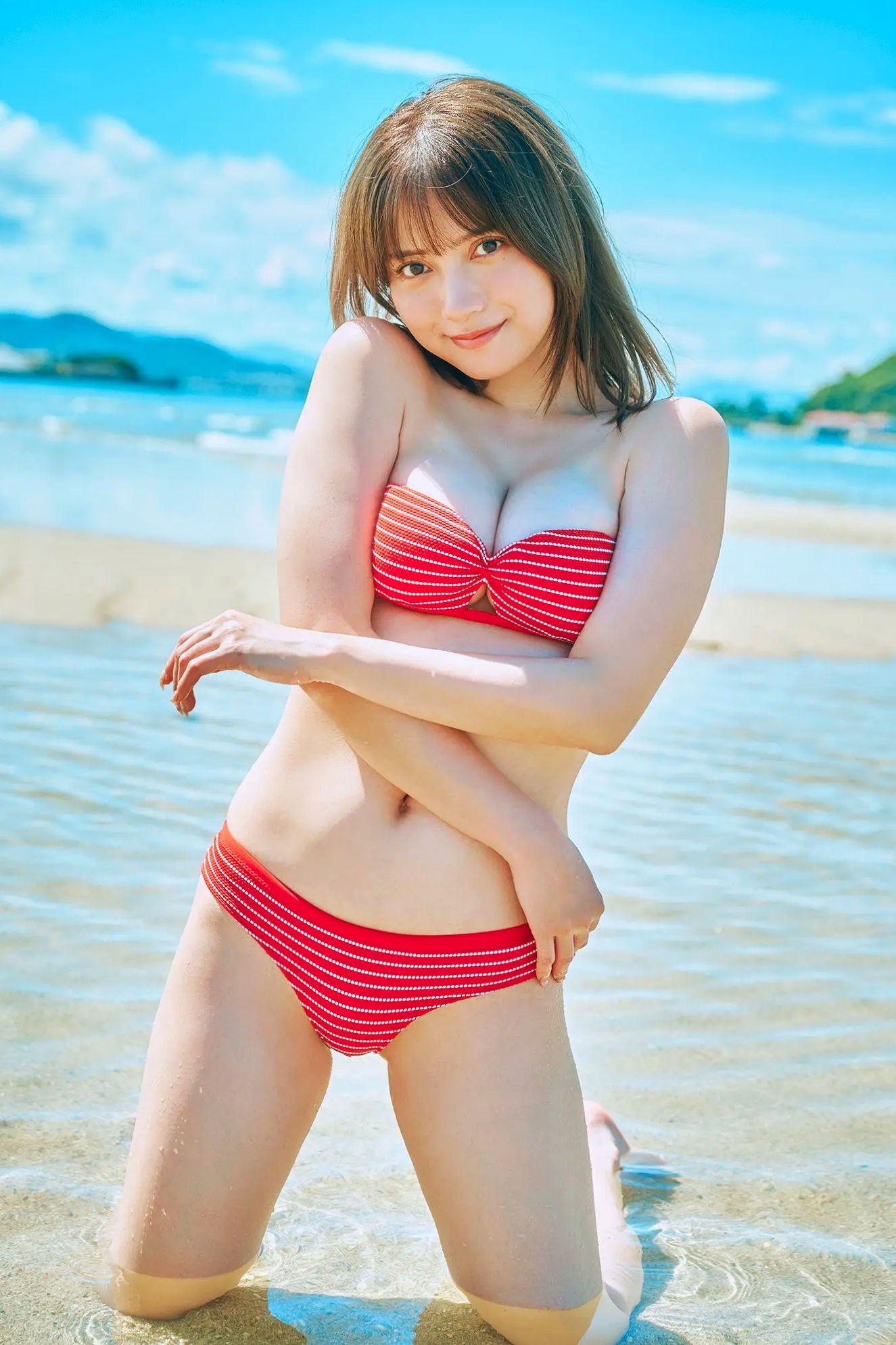 桃月なしこ - 最後の夏休み:日系女神沙滩比基尼性感写真