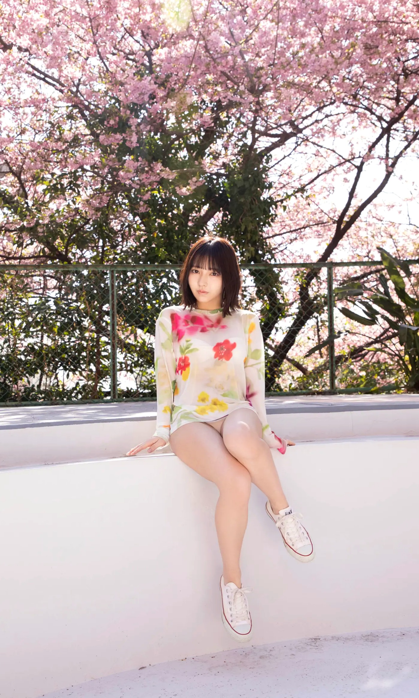 十味 - キミと春らんまん:日本童颜女神夜樱和服与性感私房内衣写真