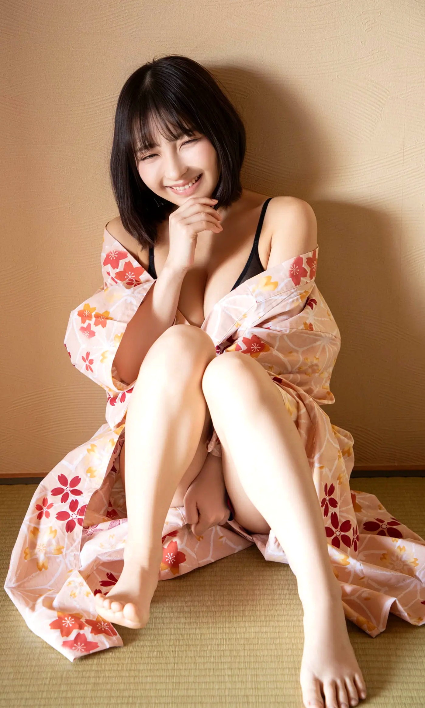 十味 - キミと春らんまん:日本童颜女神夜樱和服与性感私房内衣写真