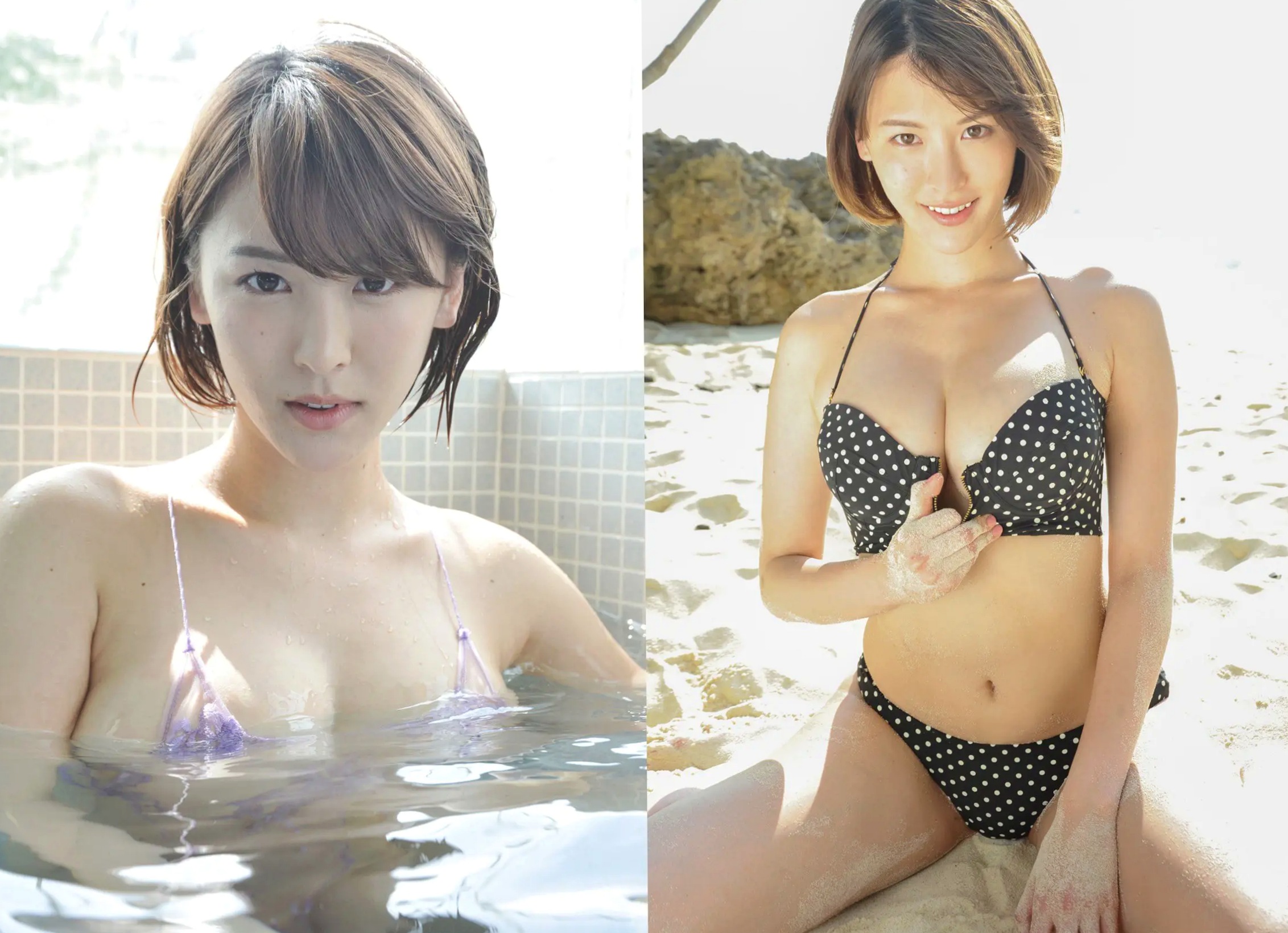 奈月セナ - ニュースなカラダ 绝美写真集,户外比基尼与诱惑内衣,尽显性感身材