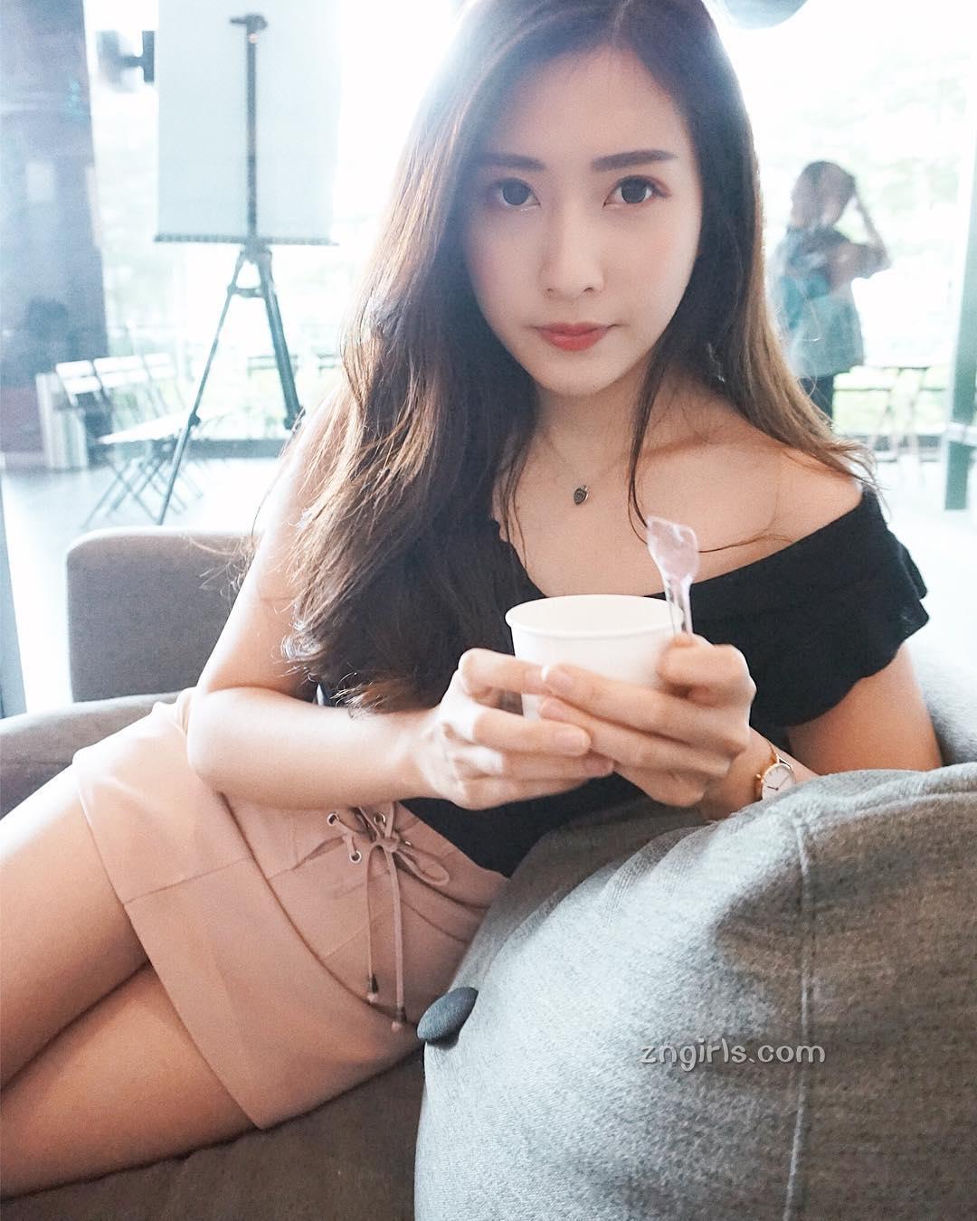 大马女神Jovin Chan,修长美腿秀出完美好身材