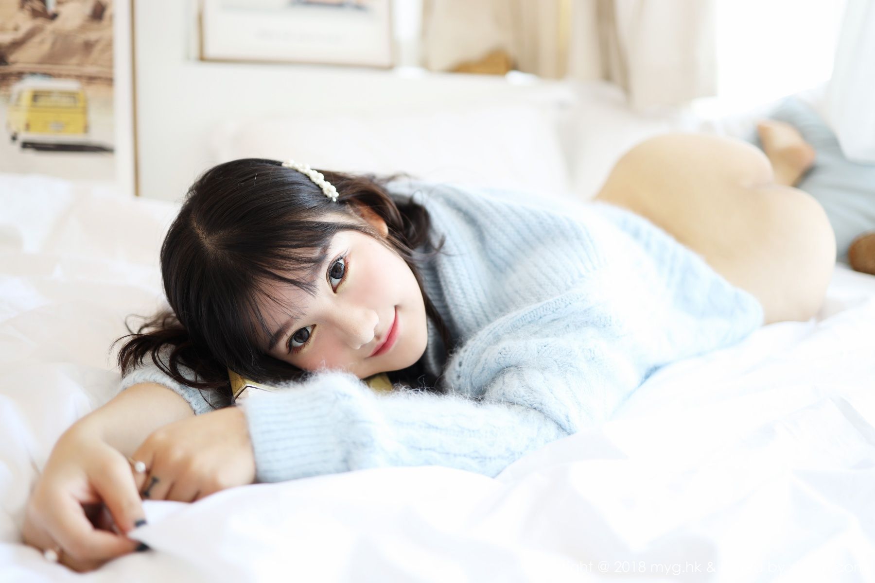 新晋美模小尤奈 居家小女友视角