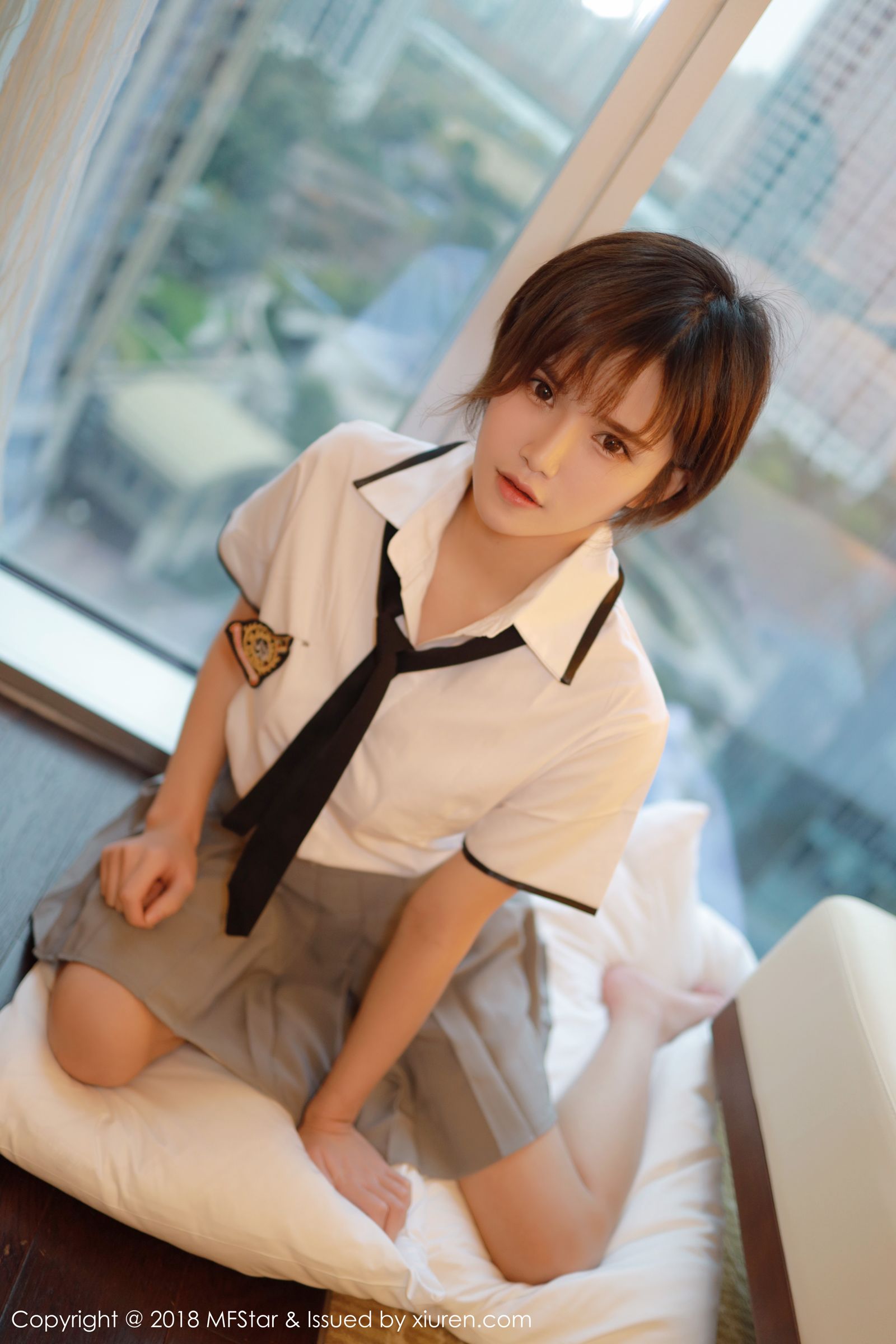 新人模特小姿2002 学院风格清纯学生