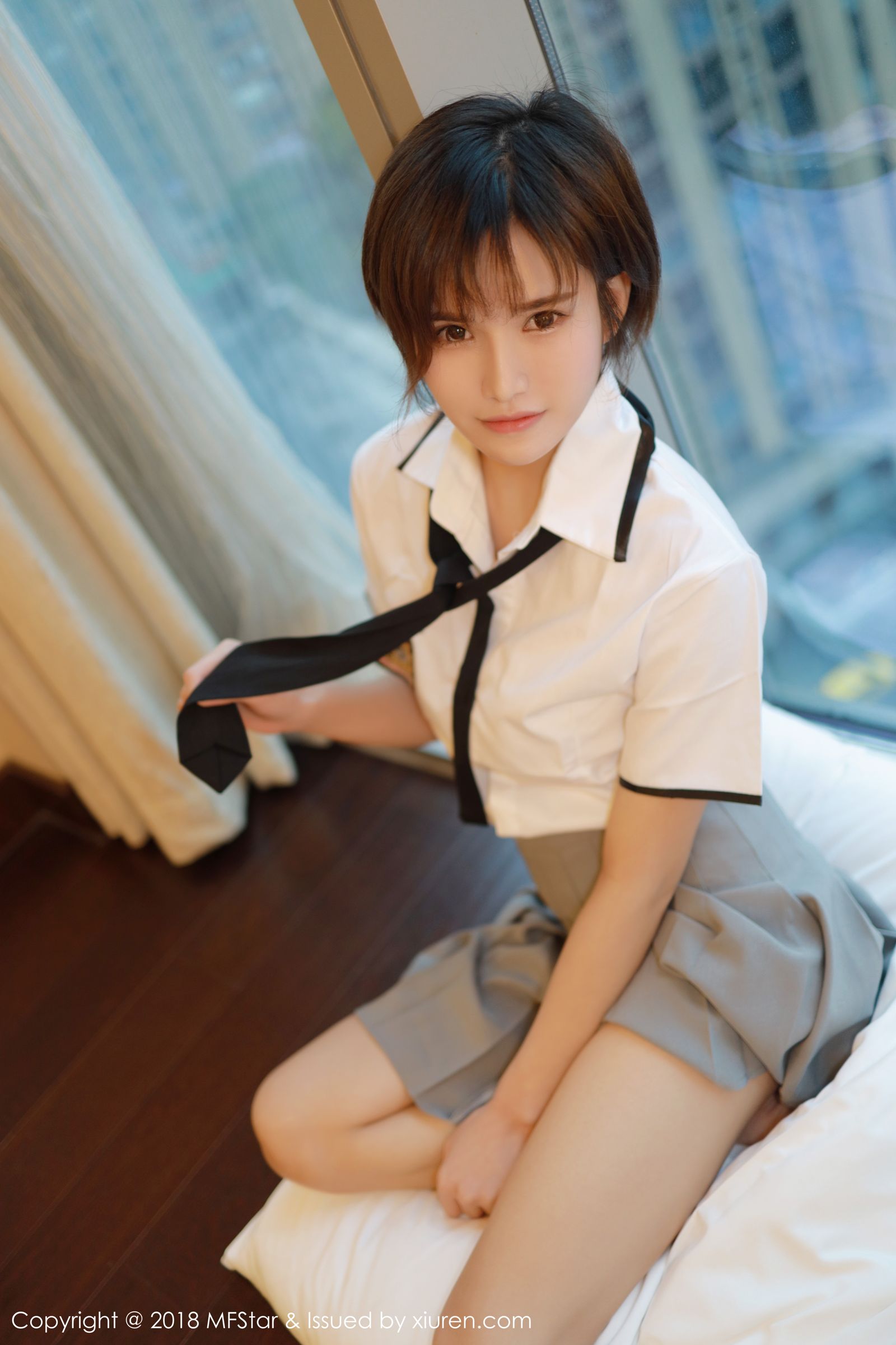 新人模特小姿2002 学院风格清纯学生