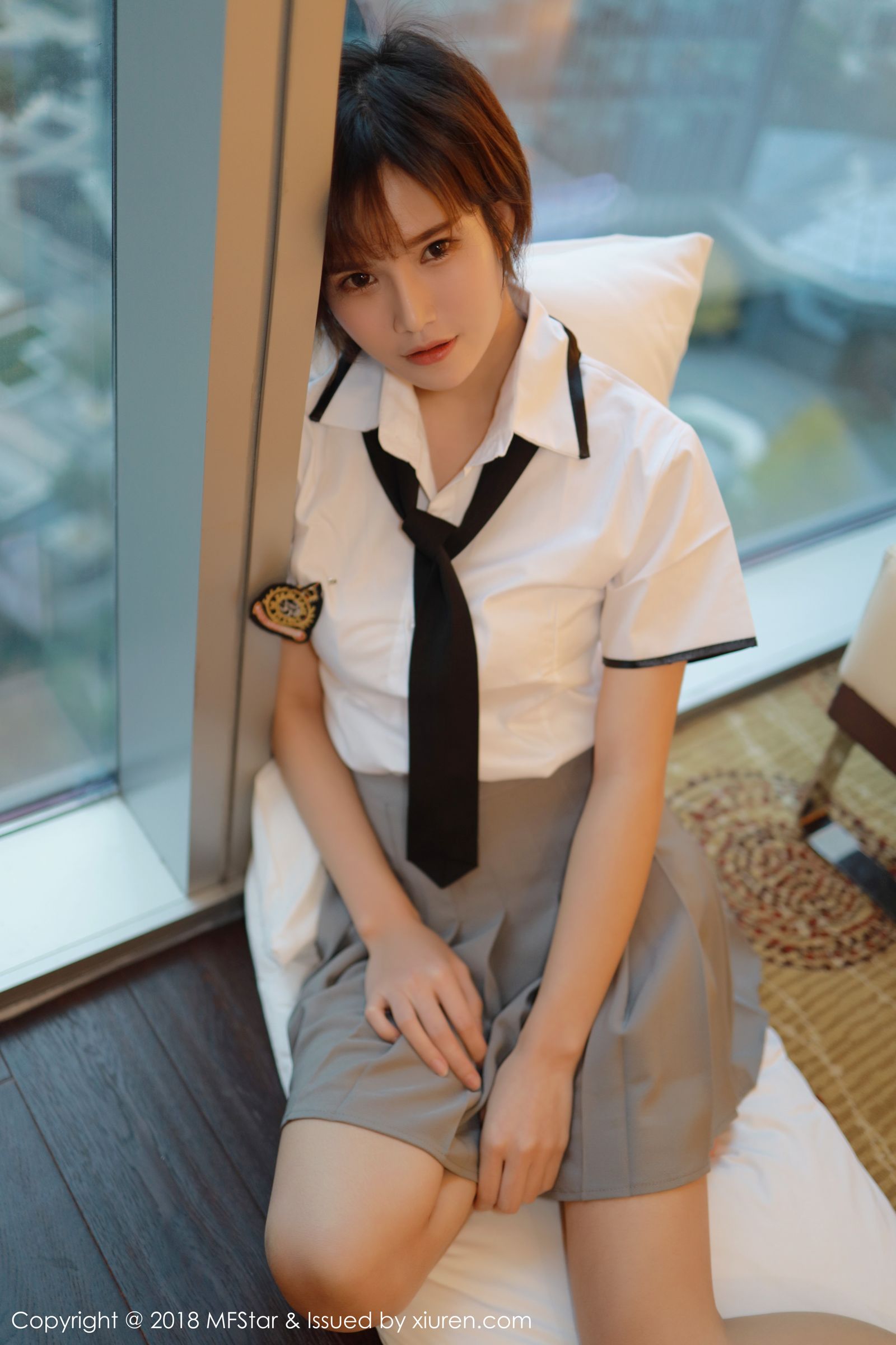 新人模特小姿2002 学院风格清纯学生