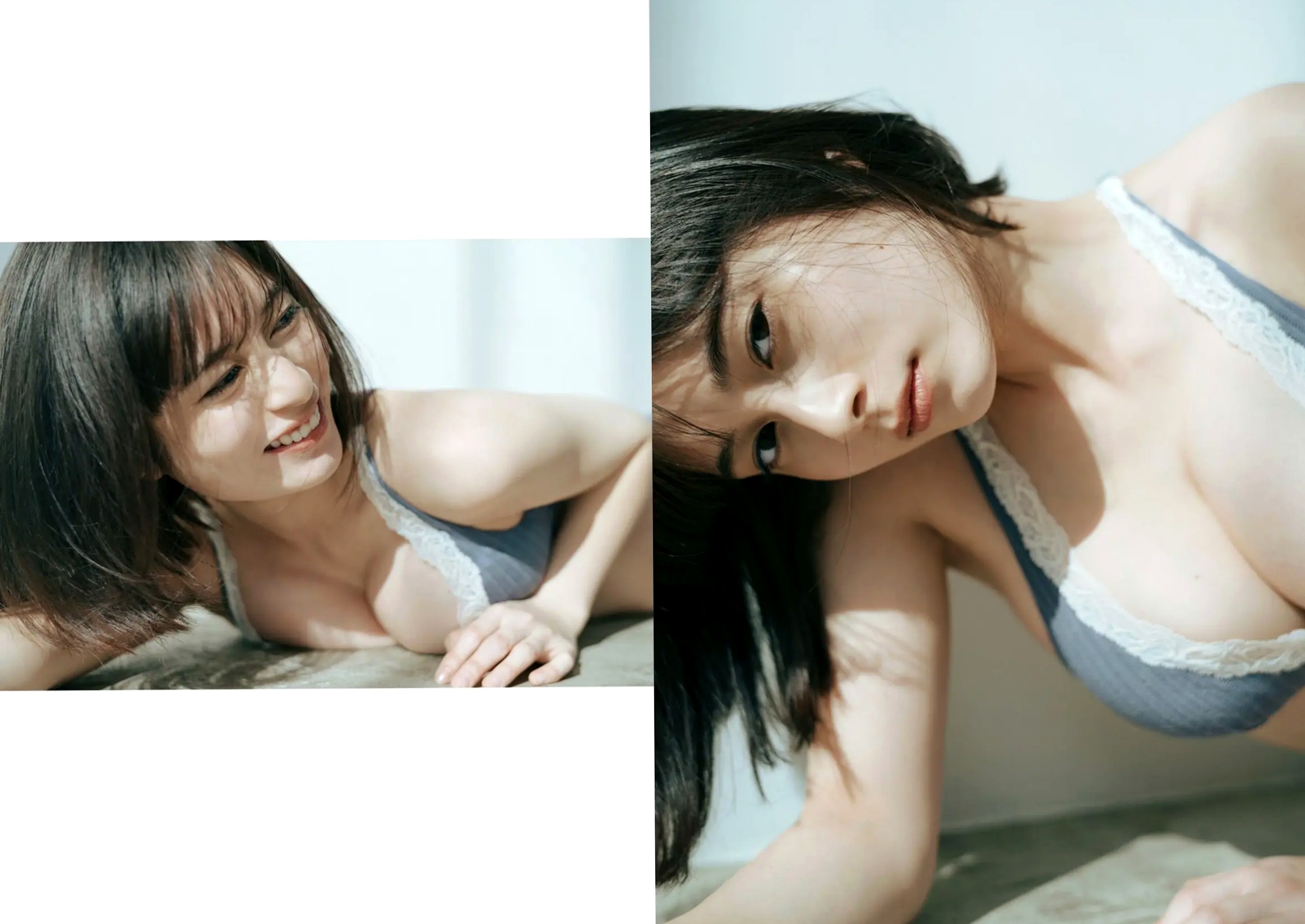 大久保桜子 - BE SHINE:纯欲风格居家内衣写真,尽显精致五官与清纯性感魅力