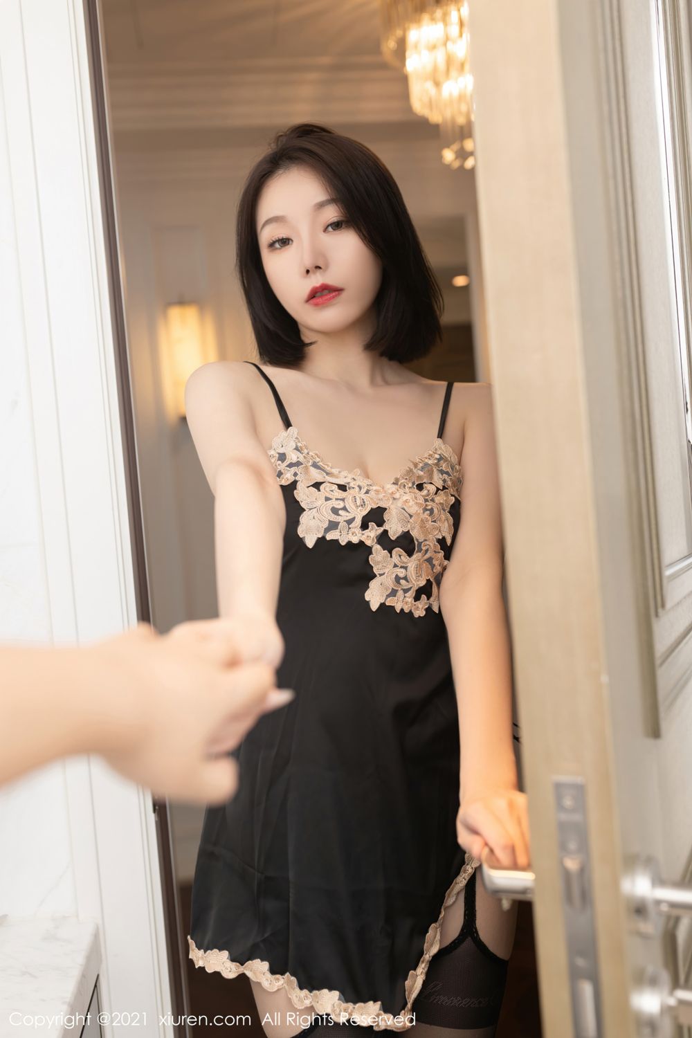 冷艳姐姐安然Maleah 黑色情趣服饰主题