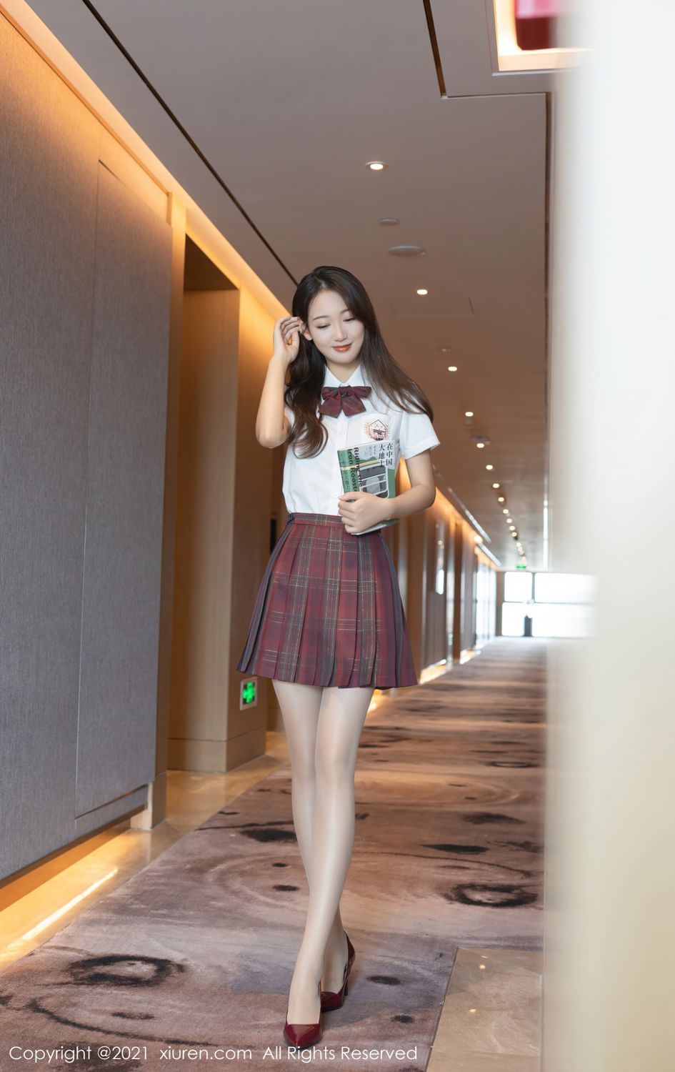 清纯女神唐安琪 JK制服清纯动人