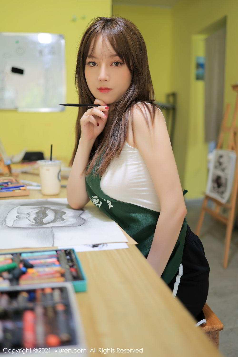丰满妹子豆瓣酱 画室主题系列