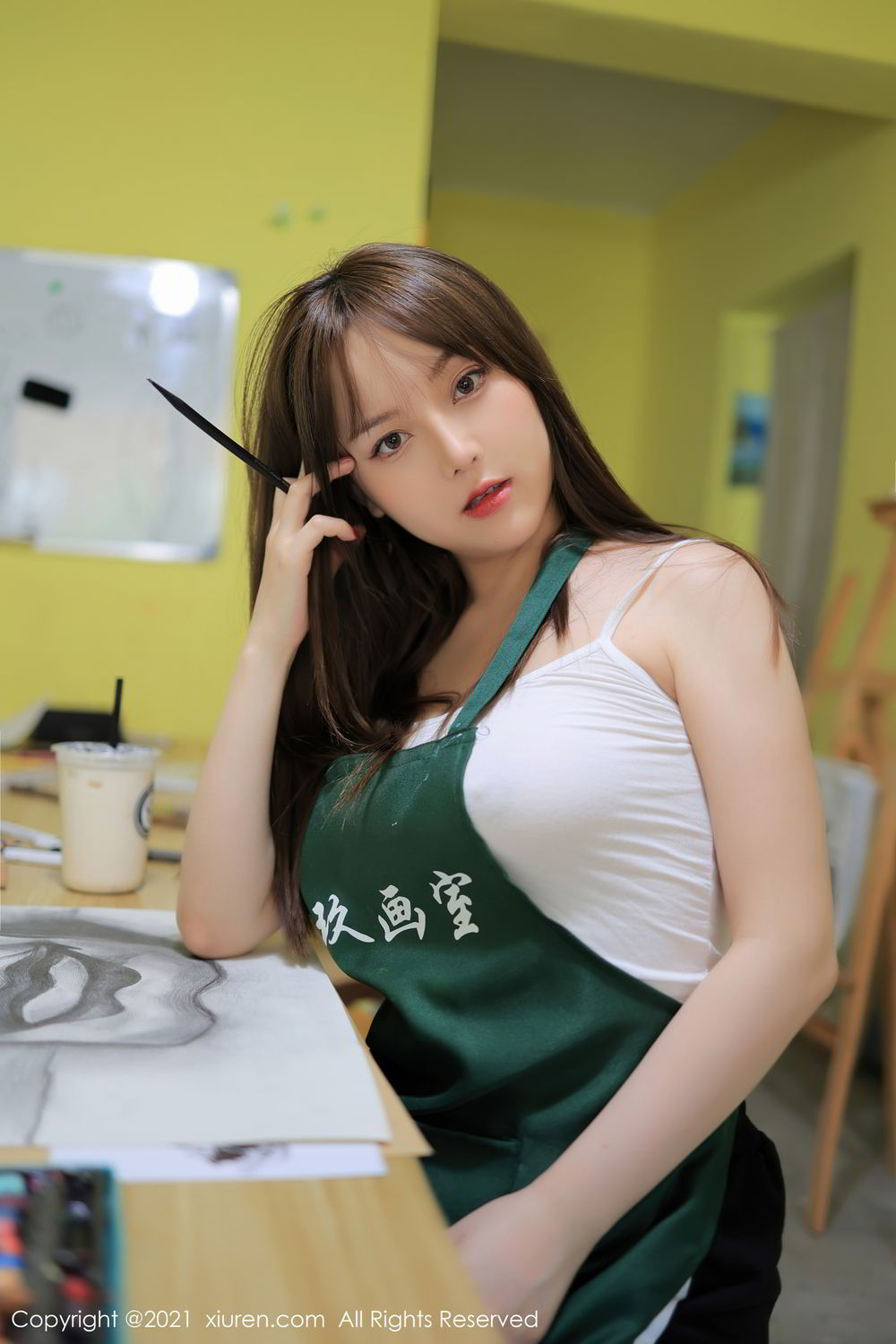 丰满妹子豆瓣酱 画室主题系列