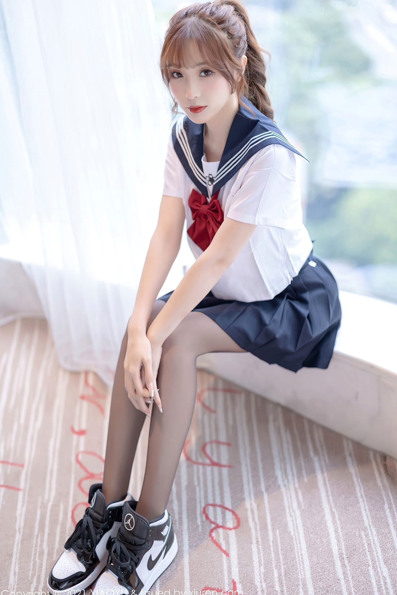 林星阑JK制服黑丝诱惑视觉大片:清纯少女与性感的灵动碰撞,极致展现迷人身材与诱惑美腿,语画界精品呈现