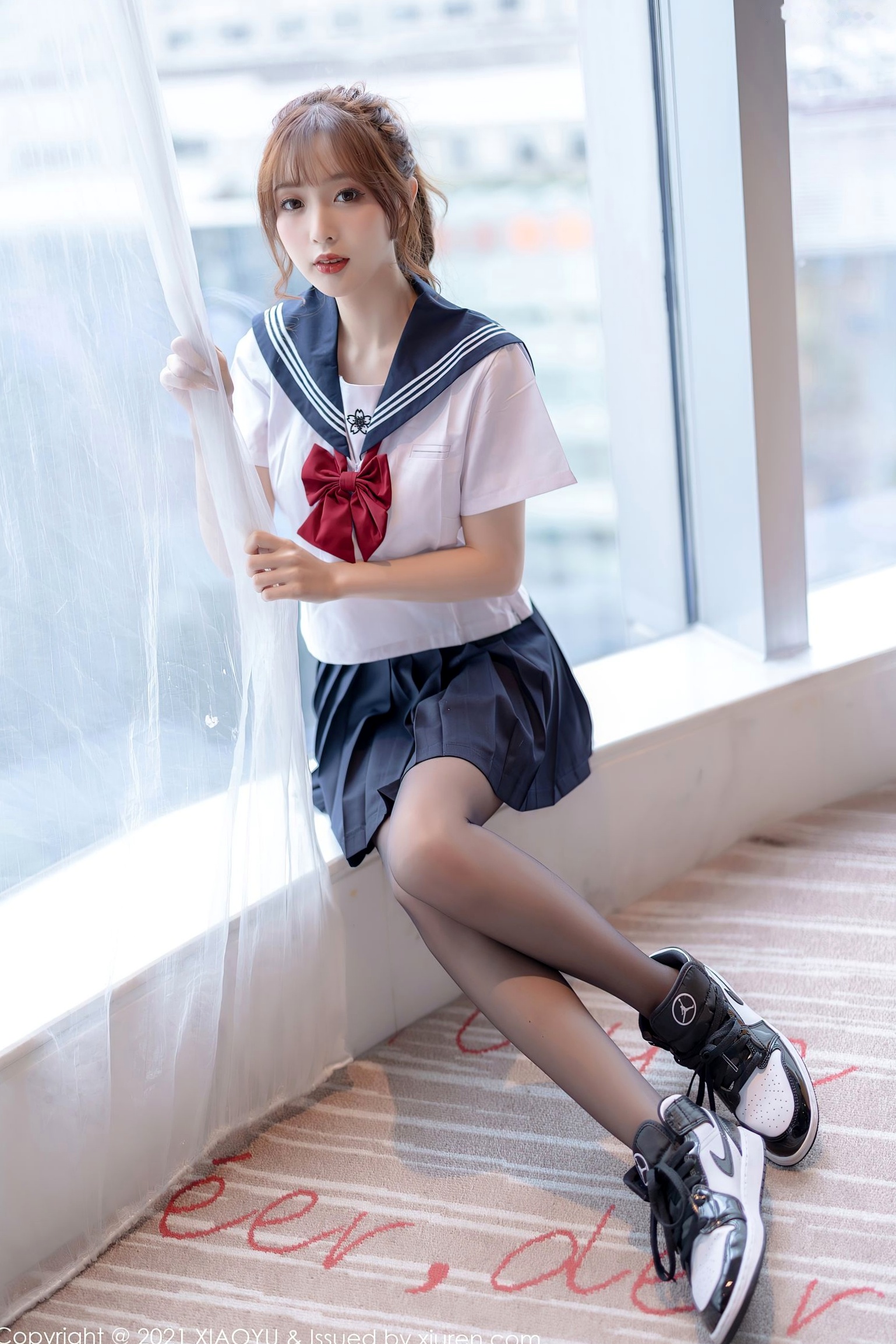 林星阑JK制服黑丝诱惑视觉大片:清纯少女与性感的灵动碰撞,极致展现迷人身材与诱惑美腿,语画界精品呈现