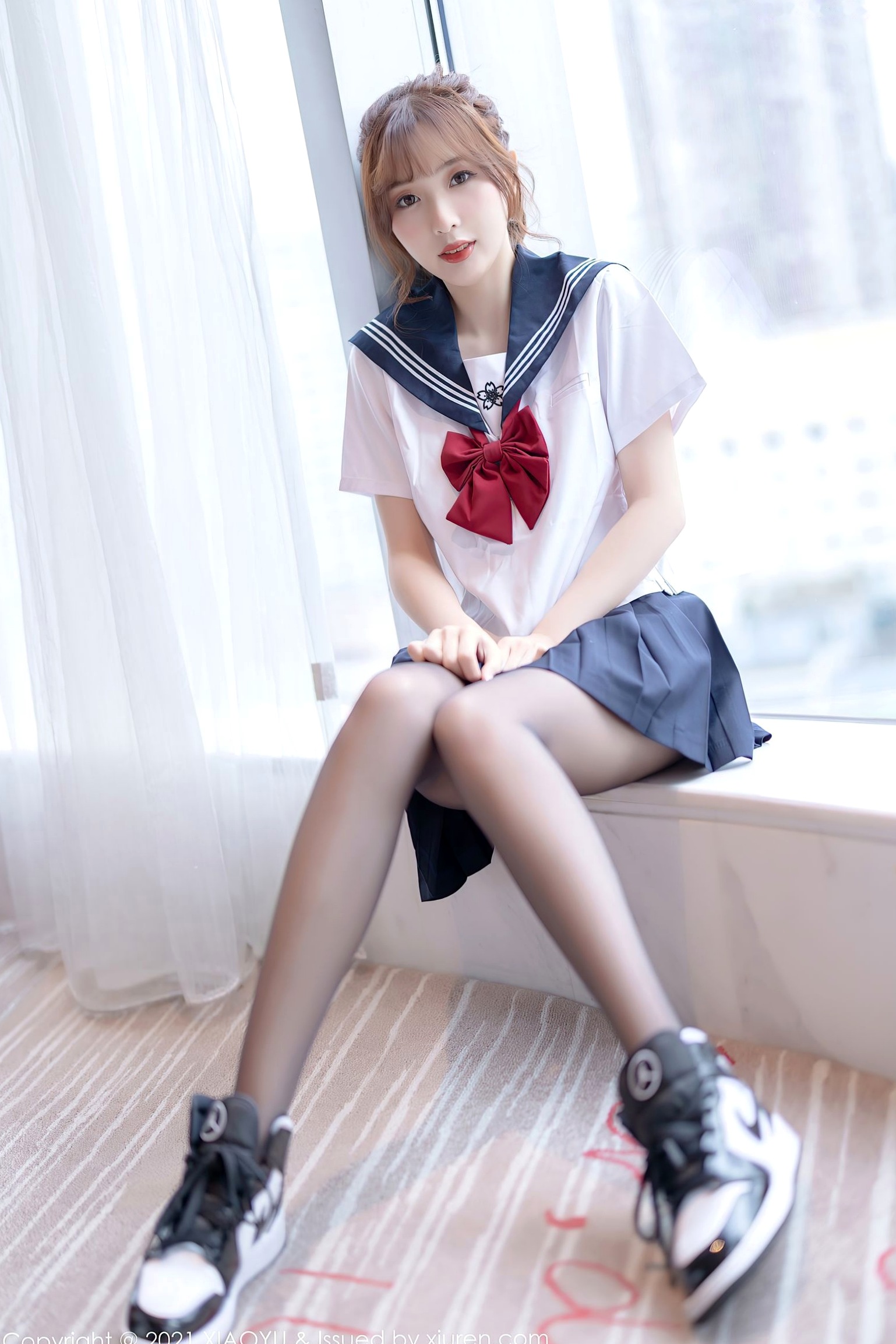 林星阑JK制服黑丝诱惑视觉大片:清纯少女与性感的灵动碰撞,极致展现迷人身材与诱惑美腿,语画界精品呈现
