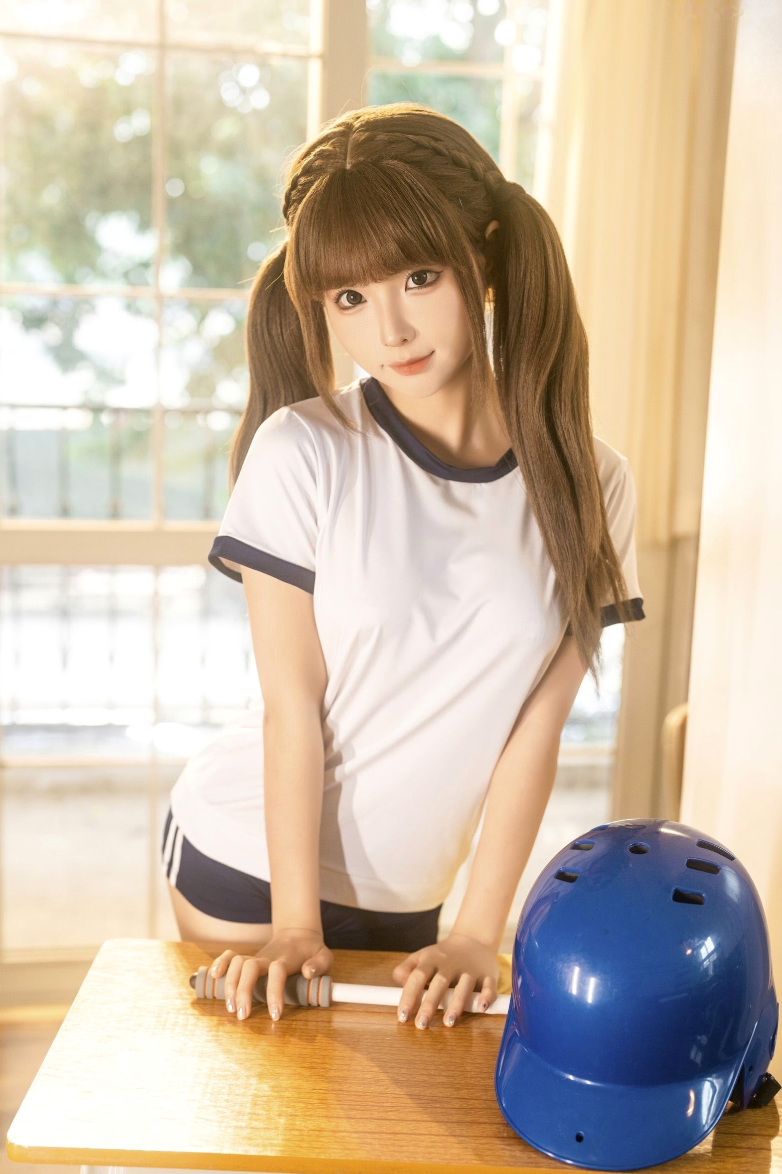 蠢沫沫-《体操室》日系体操服绳艺诱惑写真大尺度角色扮演