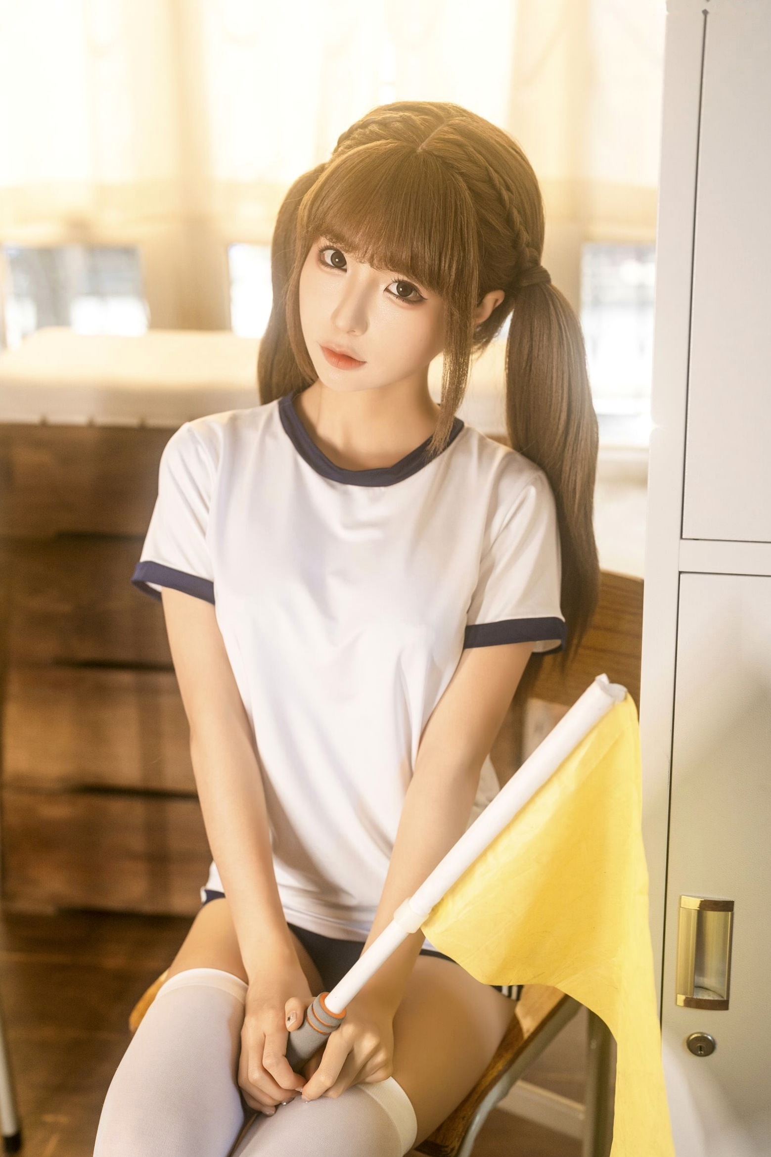 蠢沫沫-《体操室》日系体操服绳艺诱惑写真大尺度角色扮演