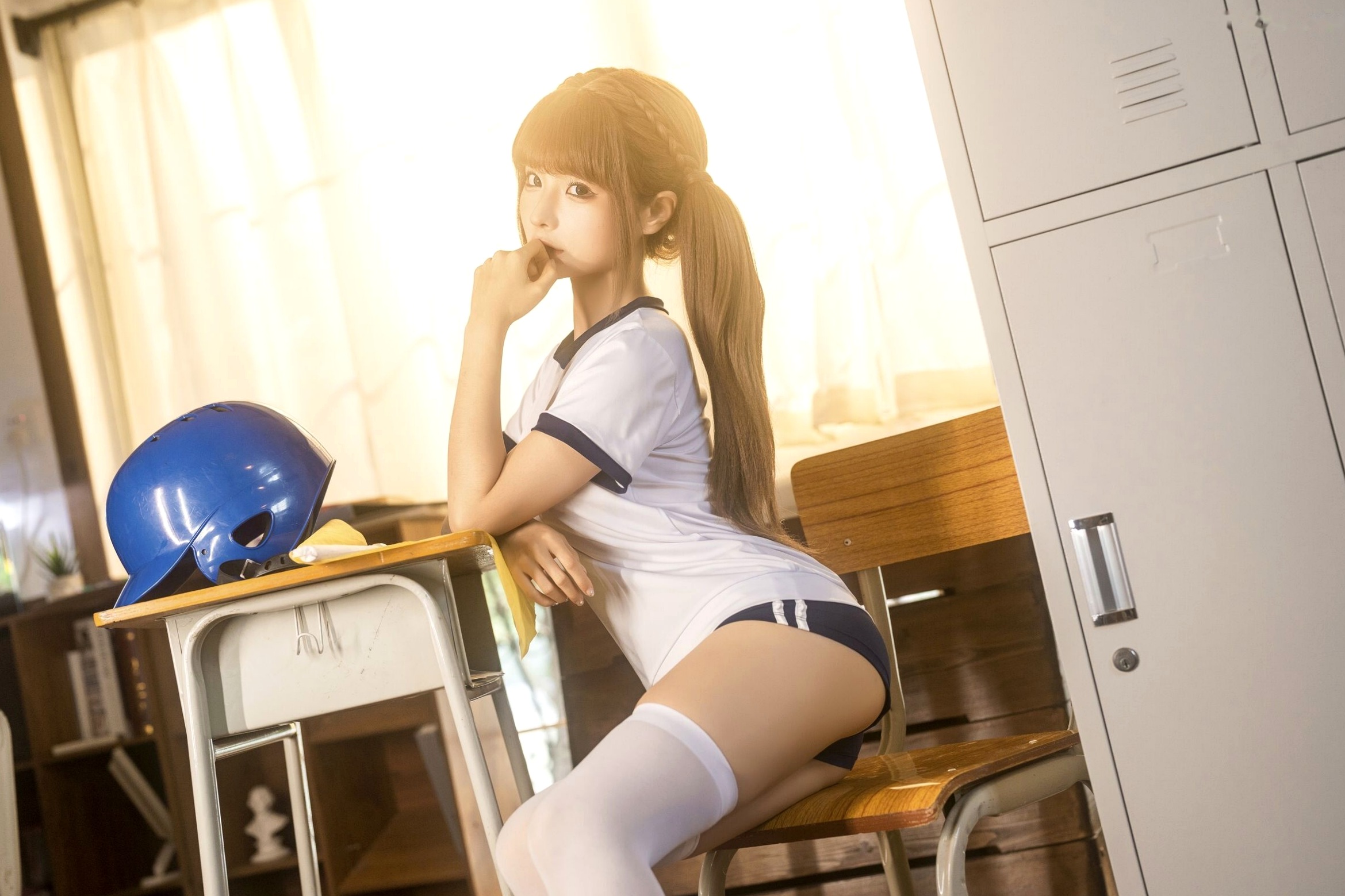 蠢沫沫-《体操室》日系体操服绳艺诱惑写真大尺度角色扮演