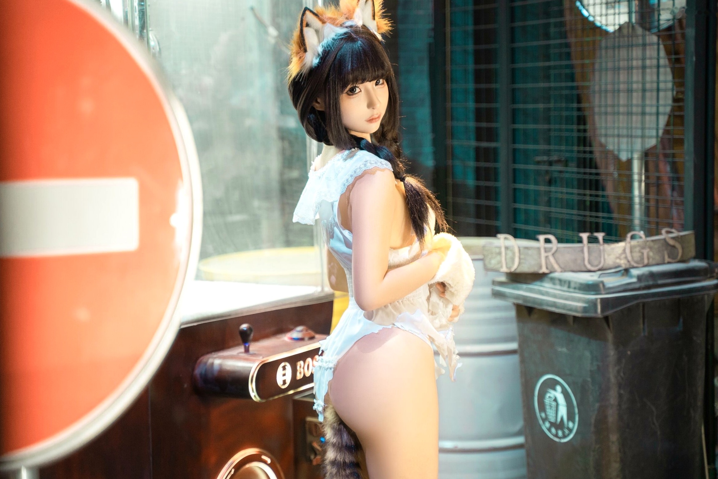 蠢沫沫《娃娃机》兽耳萌妹角色扮演写真 甜美性感诱惑私房