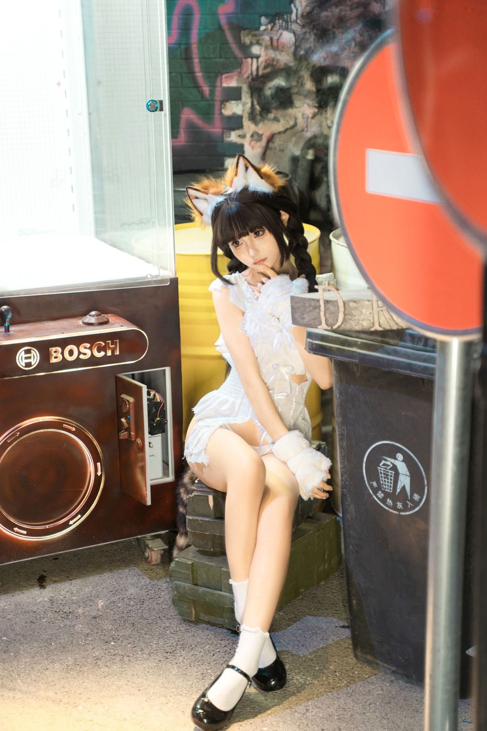 蠢沫沫《娃娃机》兽耳萌妹角色扮演写真 甜美性感诱惑私房