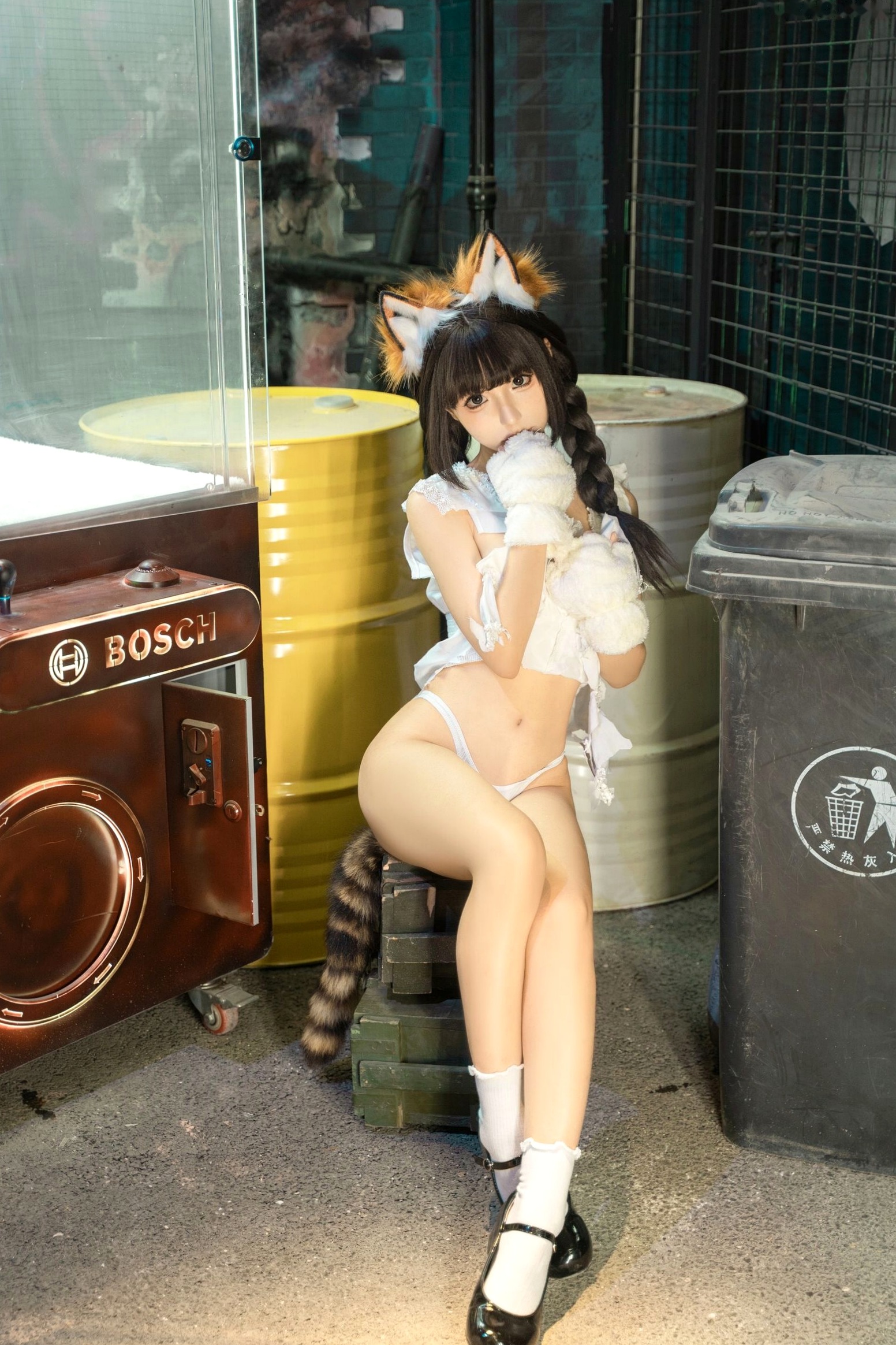 蠢沫沫《娃娃机》兽耳萌妹角色扮演写真 甜美性感诱惑私房