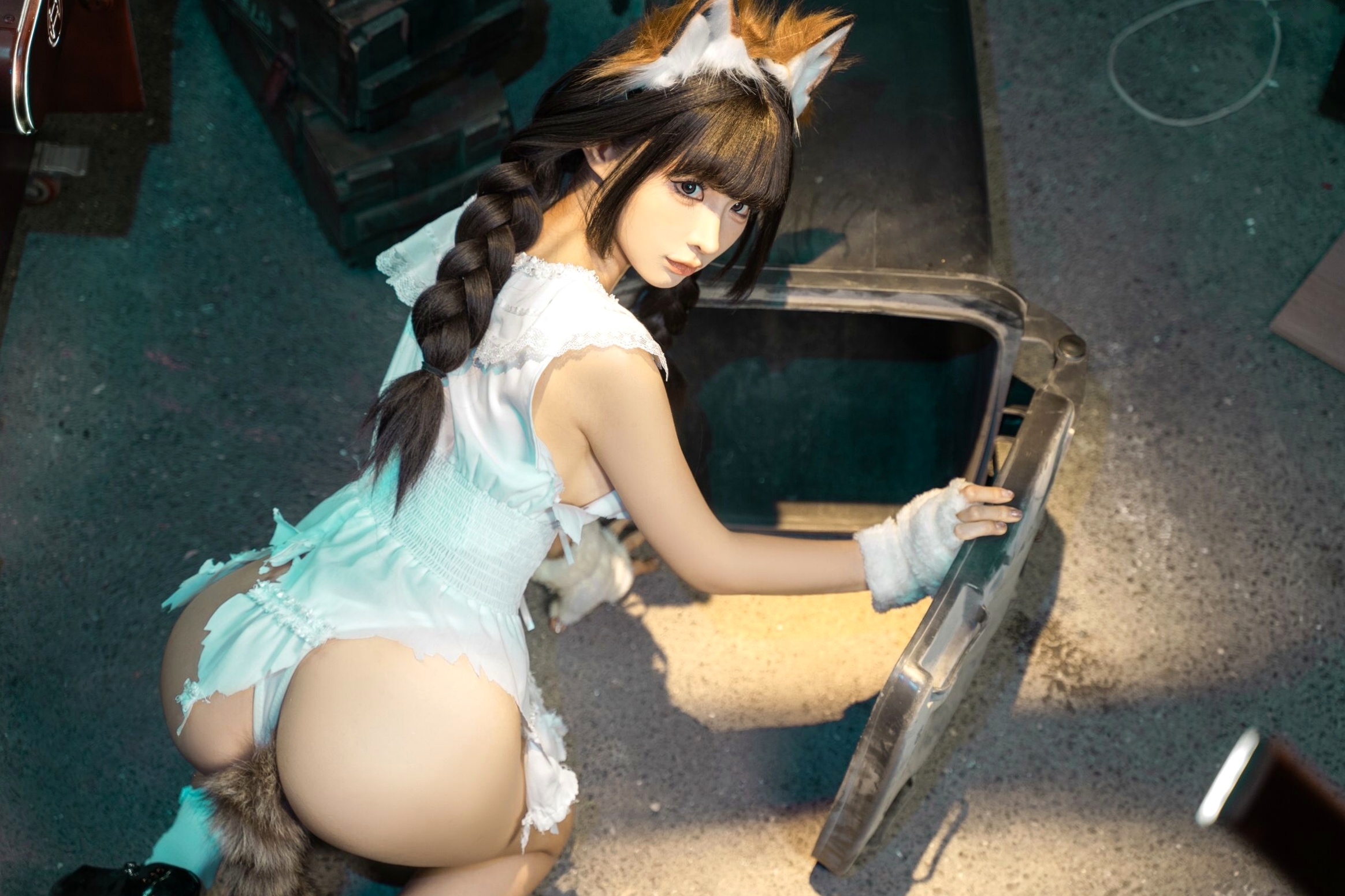 蠢沫沫《娃娃机》兽耳萌妹角色扮演写真 甜美性感诱惑私房