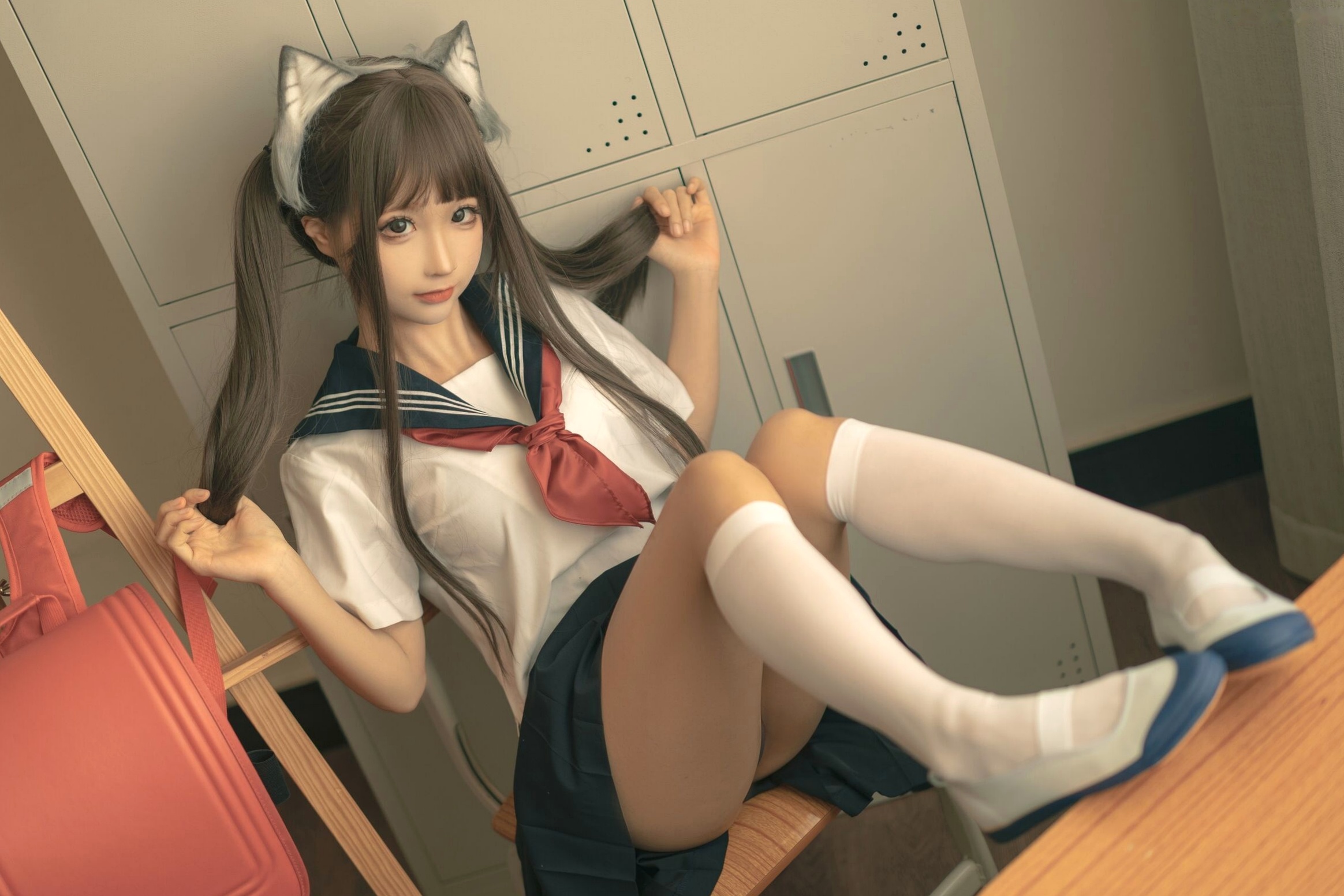 蠢沫沫-校园萌系猫女郎School Kitty写真,极致诱惑角色扮演,大尺度私房美图
