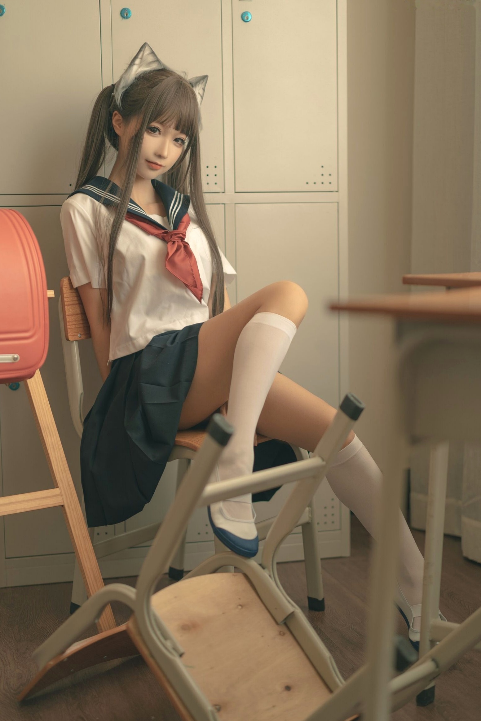 蠢沫沫-校园萌系猫女郎School Kitty写真,极致诱惑角色扮演,大尺度私房美图