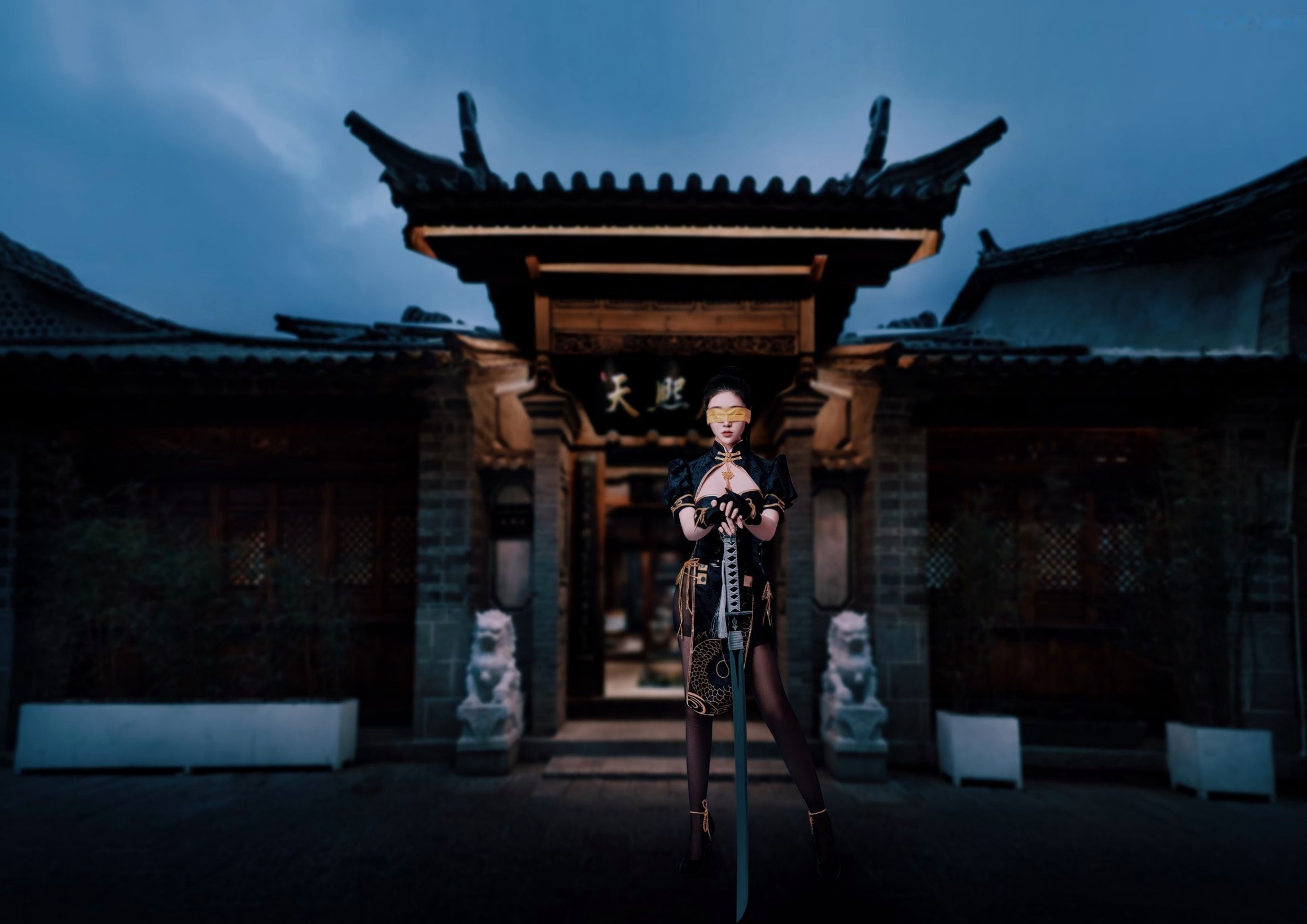年年Nnian-宁红叶角色扮演,古风刺客风,性感私房大尺度写真,冷艳决绝之美
