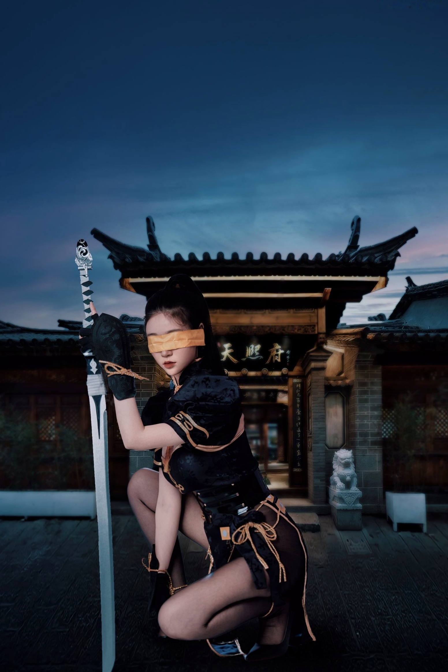 年年Nnian-宁红叶角色扮演,古风刺客风,性感私房大尺度写真,冷艳决绝之美