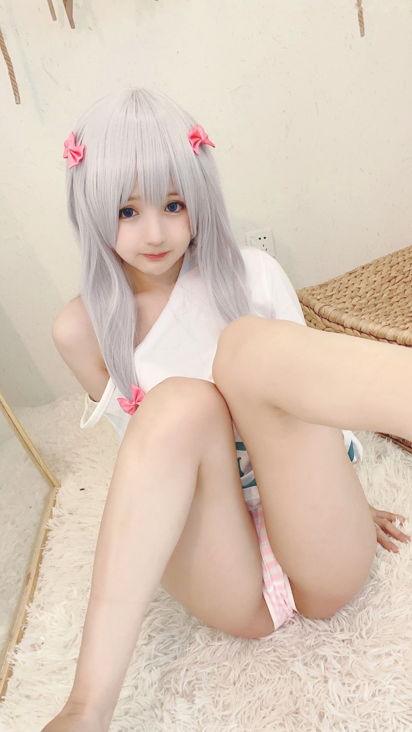 桜井宁宁-011-和泉纱雾:萌系二次元女神居家私房COS,还原清新甜美角色扮演秀