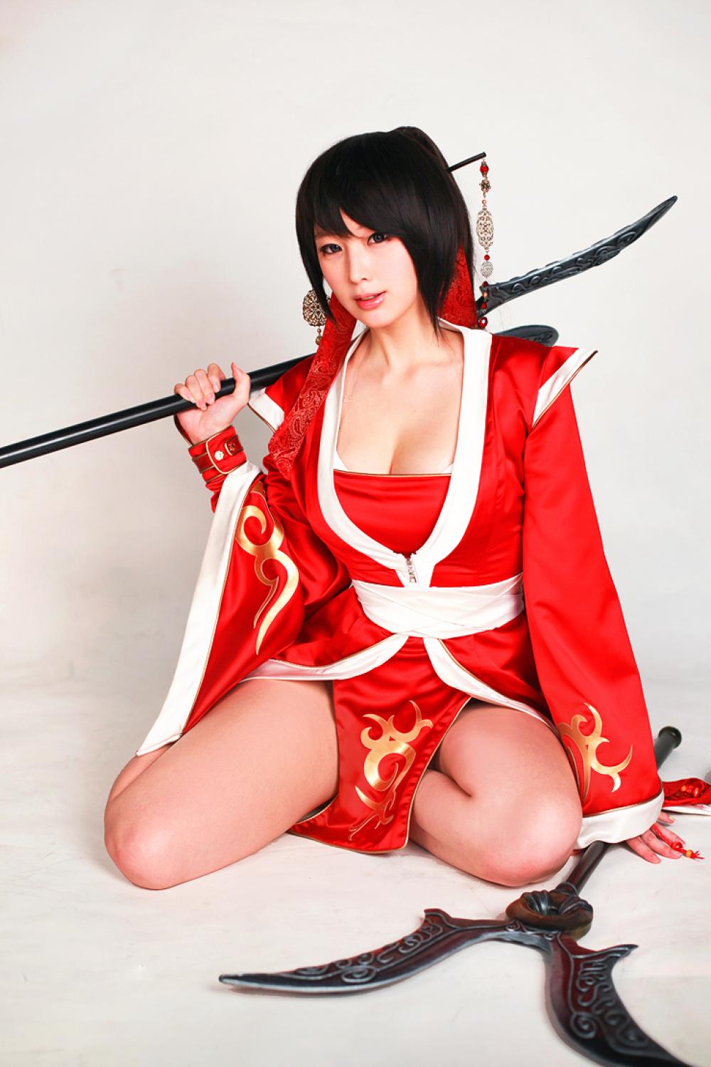 《英雄联盟》鬼武姬阿卡丽性感美女Cosplay - 螺旋猫Doremi