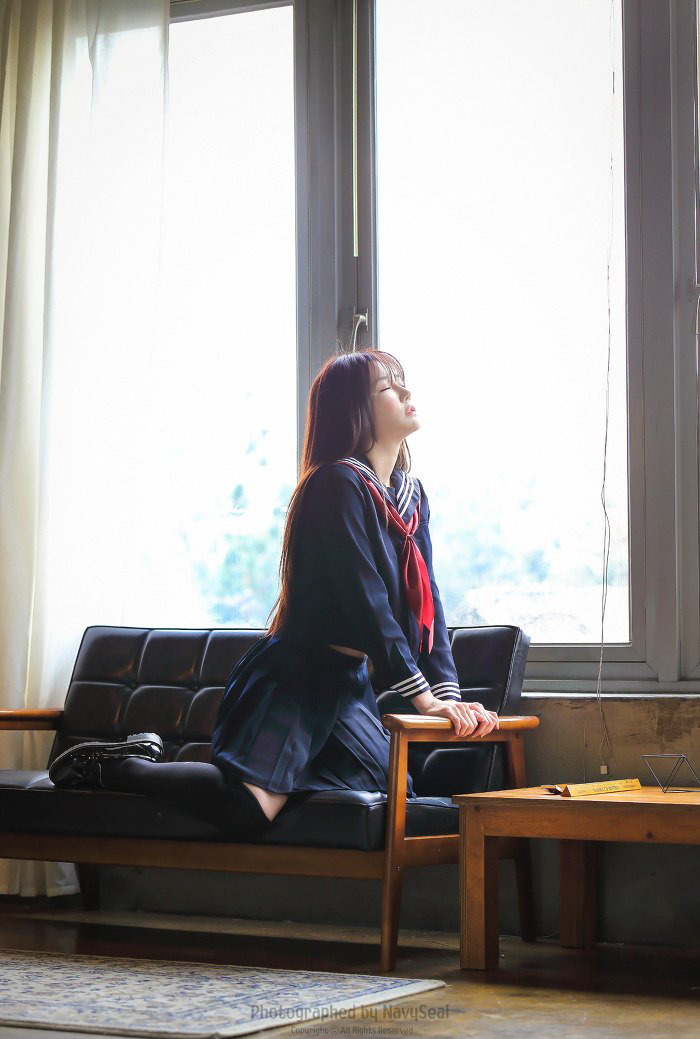 清纯学生妹甜美少女韩佳恩制服诱惑私房照