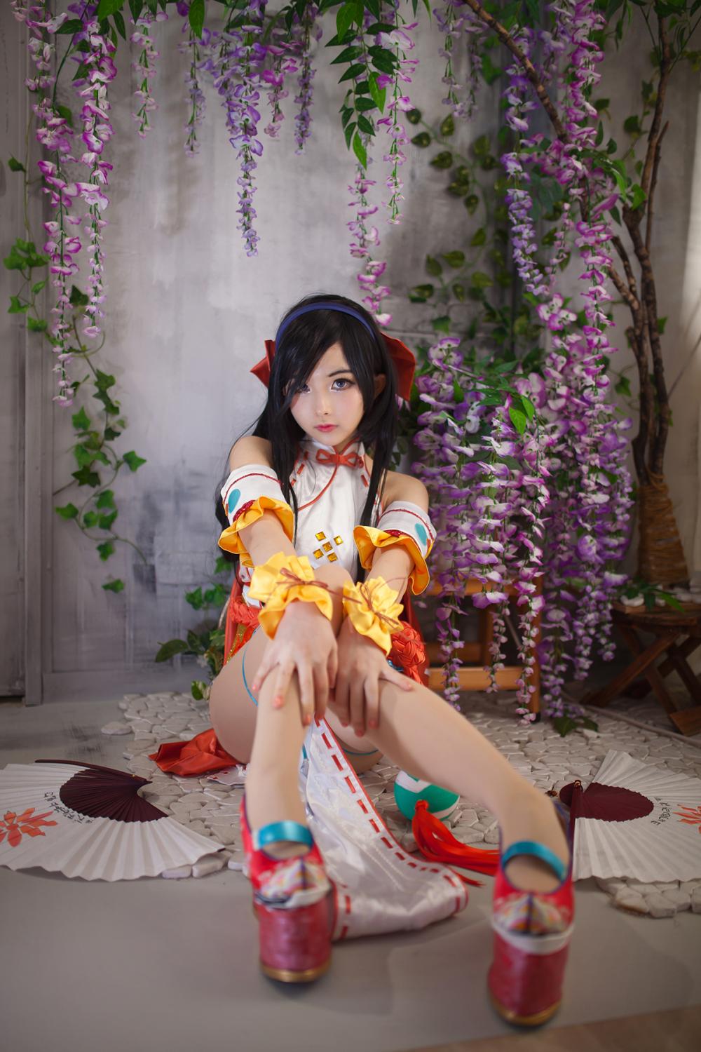 《剑灵》茱莉亚韩国美女肉丝美腿Cosplay