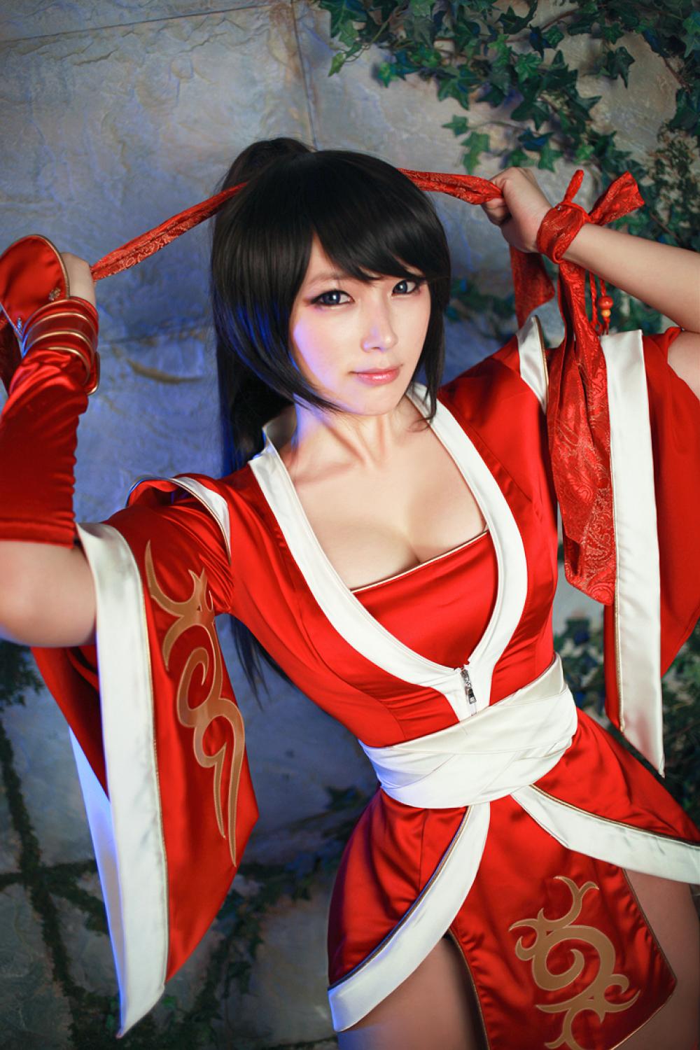 《英雄联盟》鬼武姬阿卡丽性感美女Cosplay - 螺旋猫Doremi