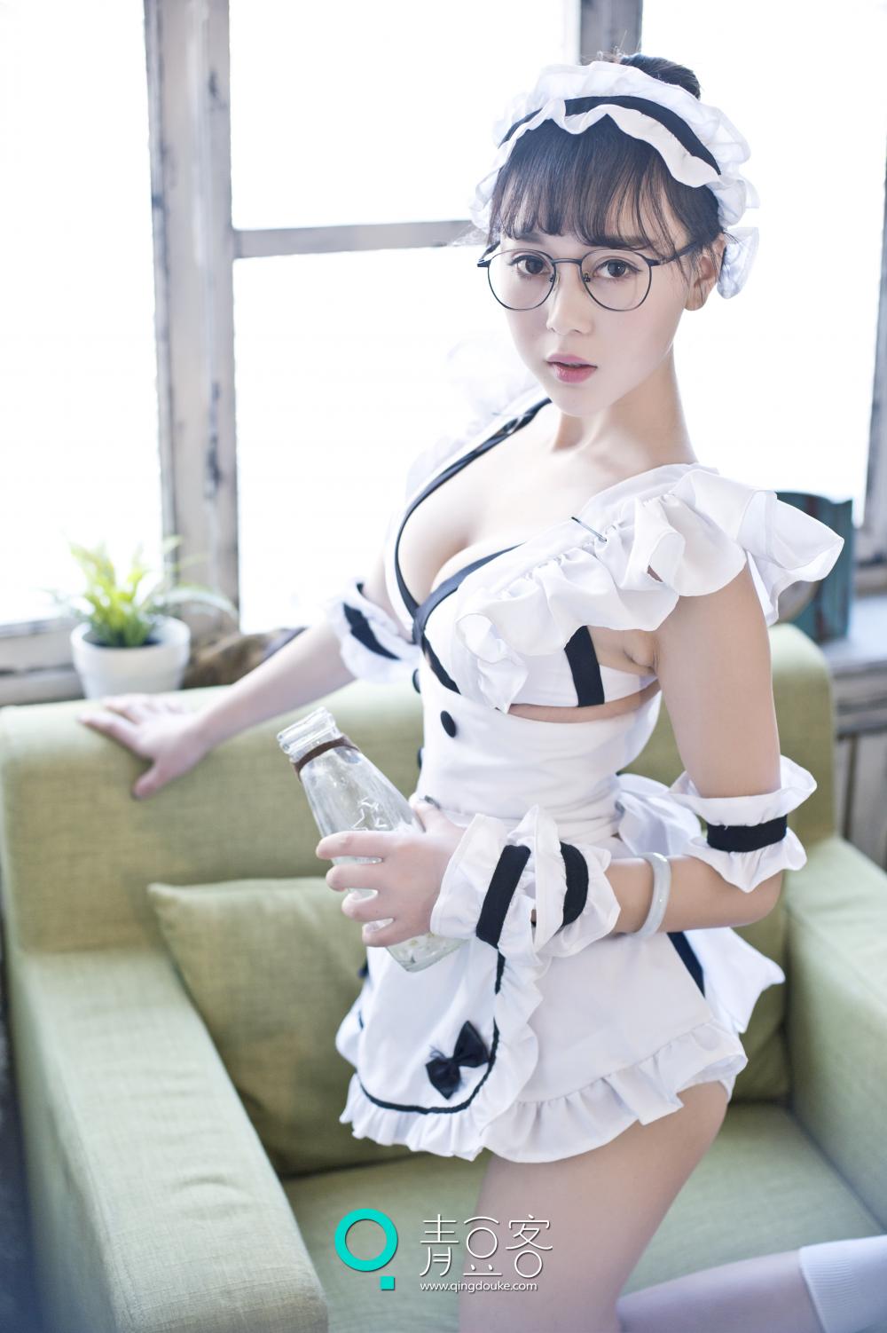 赵小米Kitty女仆装乖巧写真 壁纸图片可爱萌萌