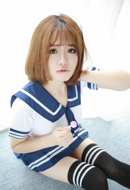 韩系萌少女徐cake妖娆写真