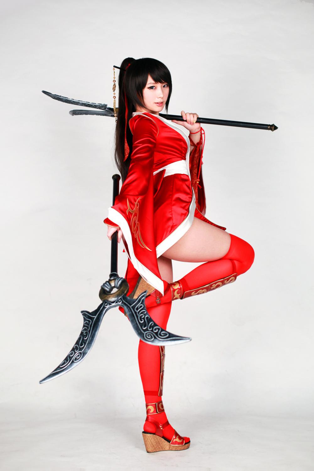 《英雄联盟》鬼武姬阿卡丽性感美女Cosplay - 螺旋猫Doremi