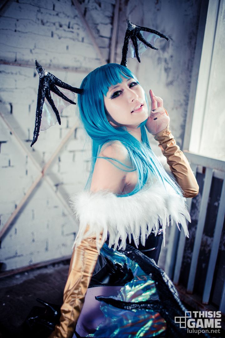 恶魔战士莫妮卡、莉莉丝性感美女美腿丝袜Cosplay-GARAM&DALL