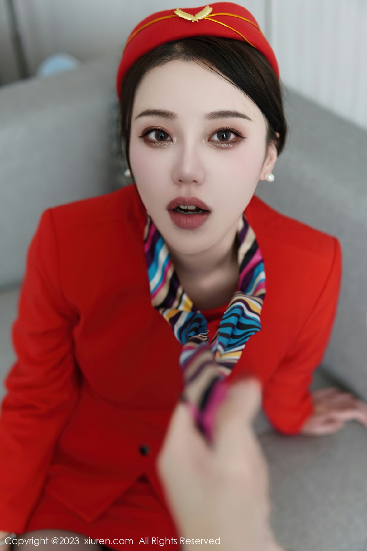 [XiuRen]高清写真图 2023.01.05 No.6088 米娜MnaL 制服黑丝