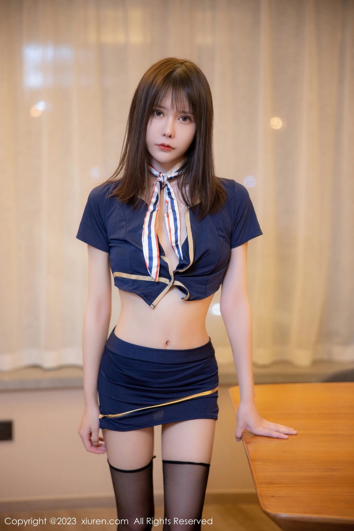[XiuRen]高清写真图 2023.03.03 No.6354 甜佳佳 黑丝美腿