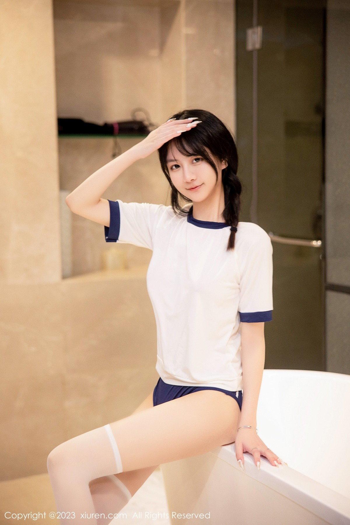 [XiuRen]高清写真图 2023.03.21 No.6447 谢小蒽 丝袜美腿