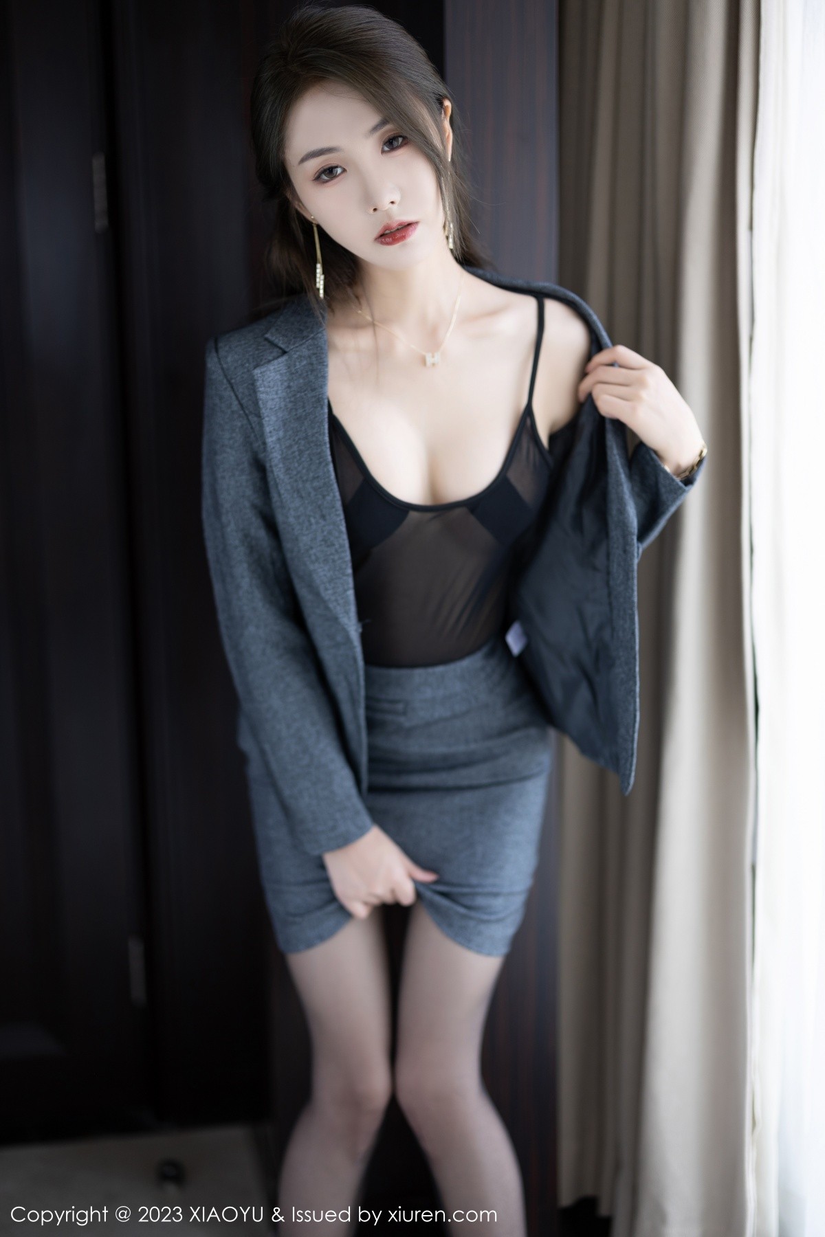 [XIAOYU]高清写真图 2023.06.05 VOL.1042 苏苏阿 黑丝Ol