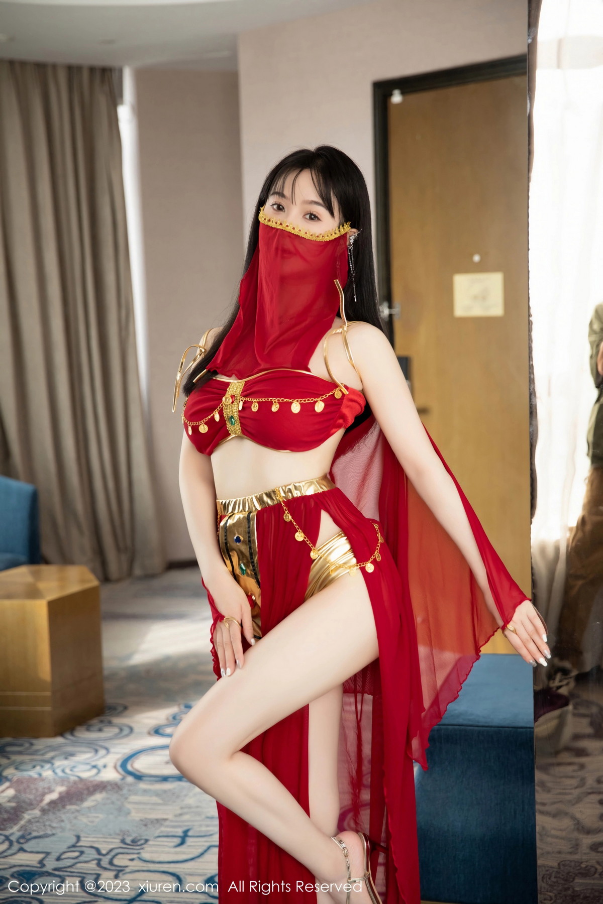 [XiuRen]高清写真图 2023.07.19 No.7103 柚琪Rich 西域舞服