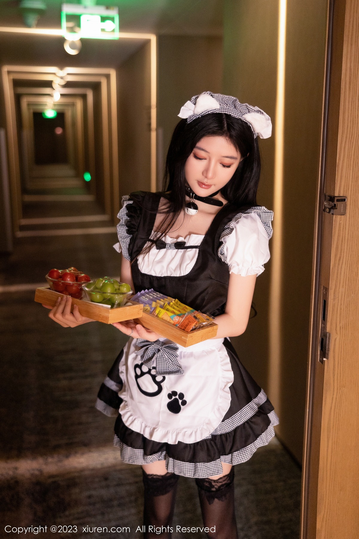 [XiuRen]高清写真图 2023.08.15 No.7237 幼幼 女仆美腿