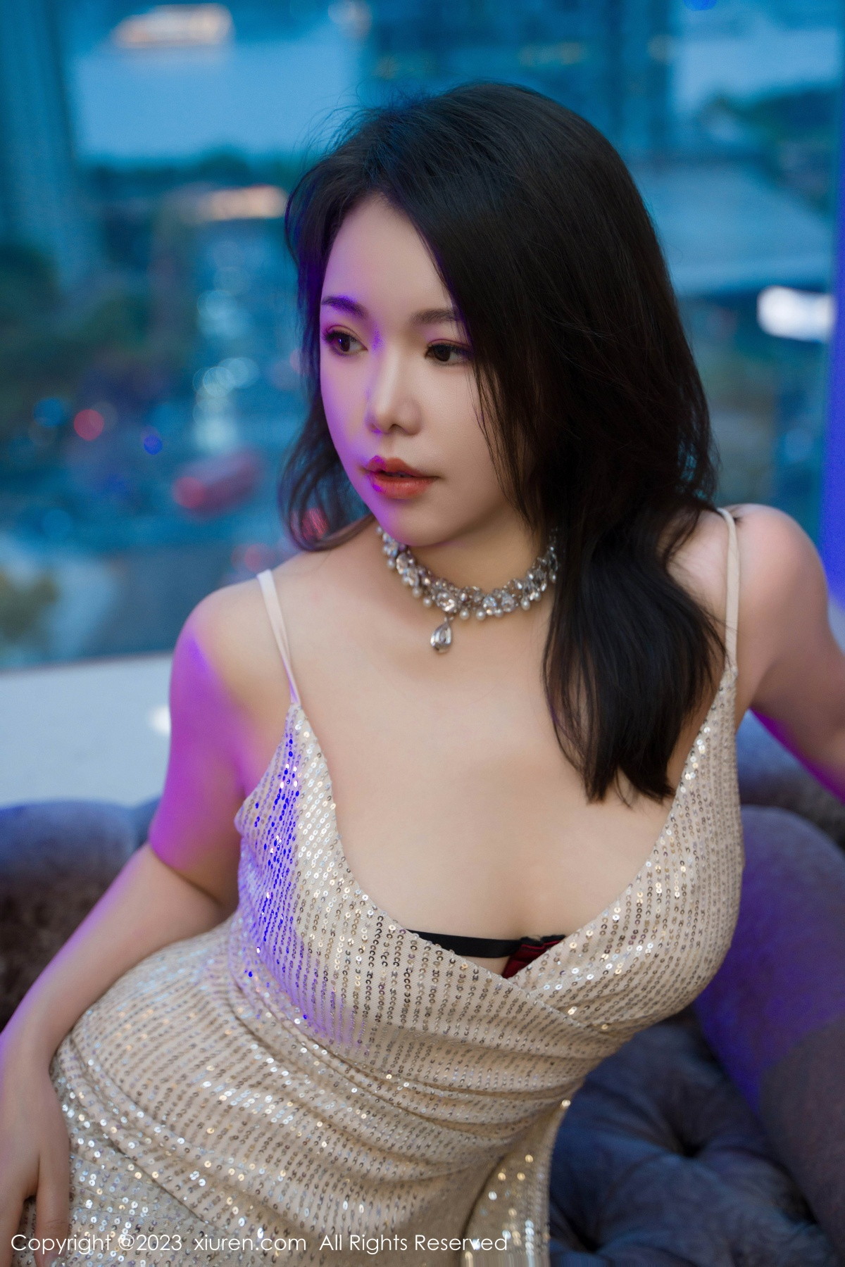 [XiuRen]高清写真图 2023.09.18 No.7401 陆萱雅 黑丝美臀