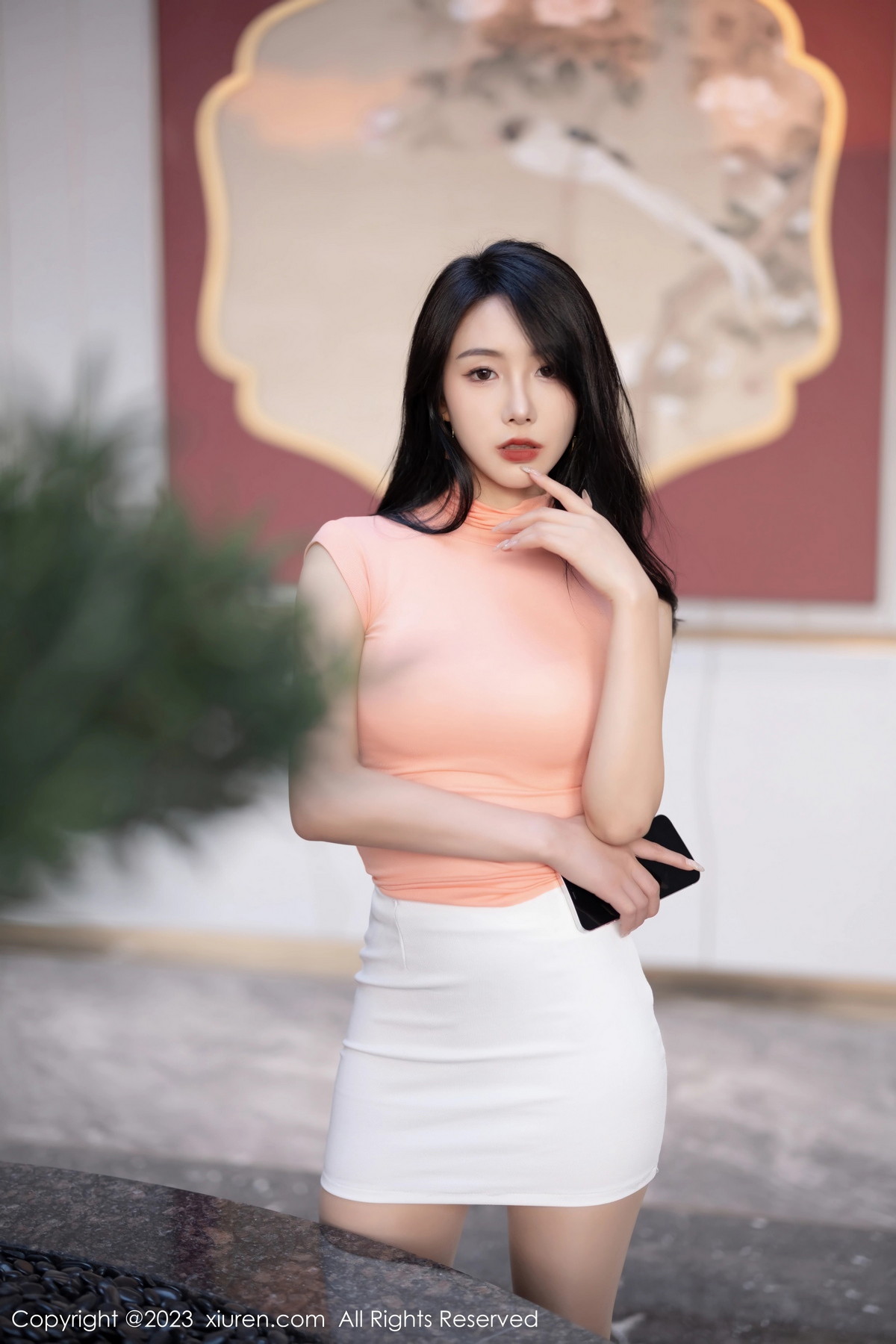 [XiuRen]高清写真图 2023.11.06 No.7619 苏苏阿 短裙美腿